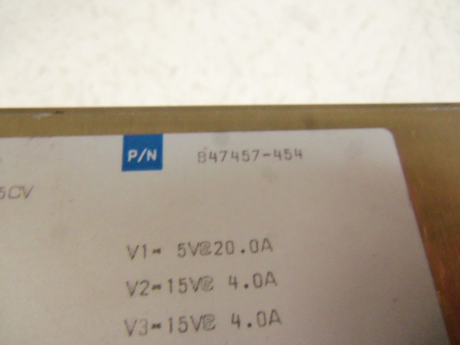 TINY-MITE TM34-1332/115CV PART 847457-454 UNMP