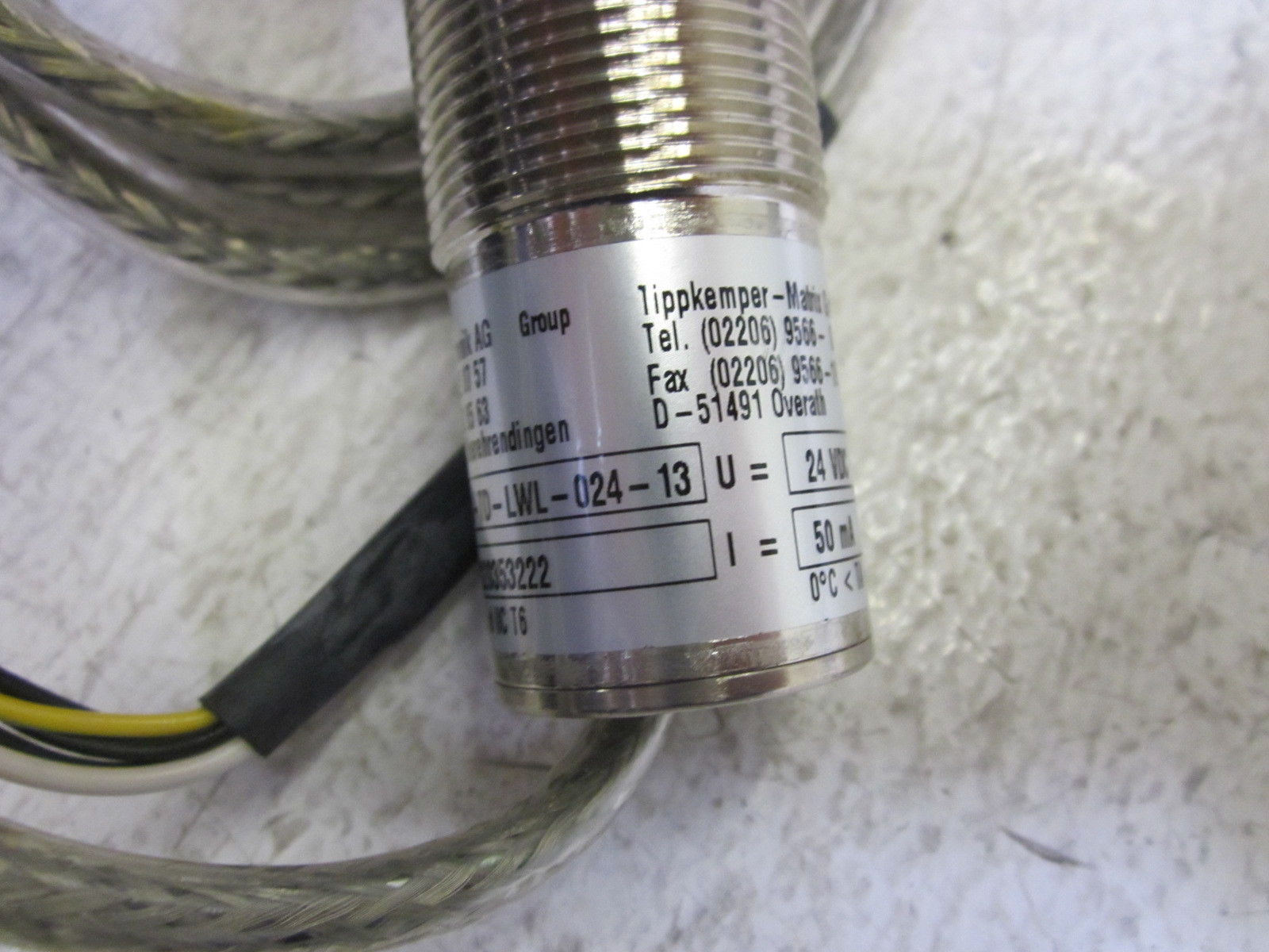 TIPPKEMPER IRD-TD-LWL-024-13 SENSOR UNMP
