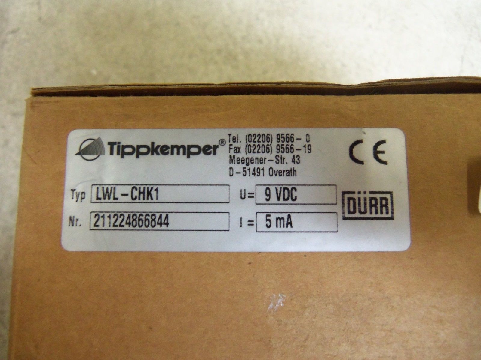 TIPPKEMPER LWL-CHK1 NSMP