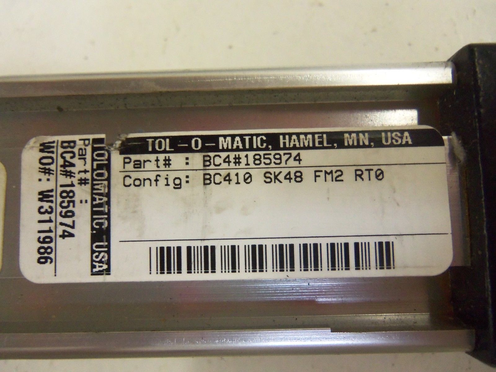 TOL-O-MATIC BC4#185974 CYLINDER UNMP
