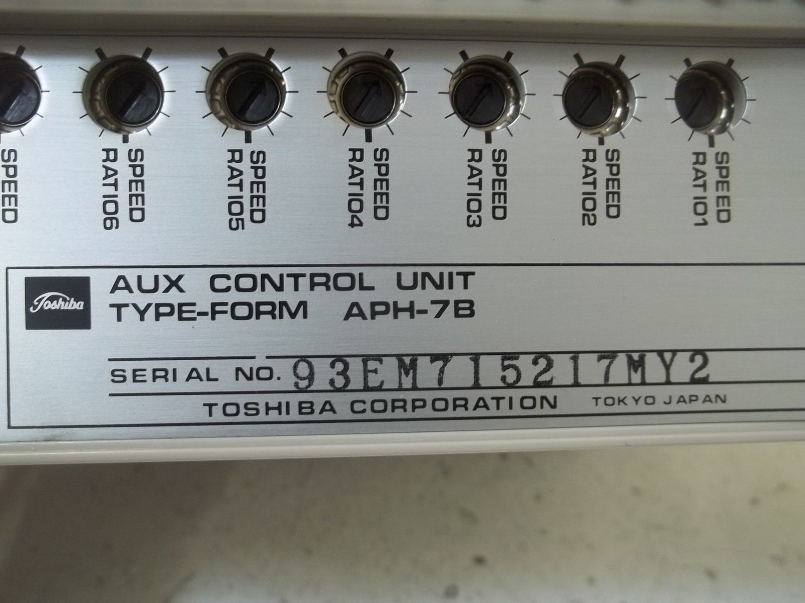 TOSHIBA APH-7B AUX CONTROL UNIT NSMP