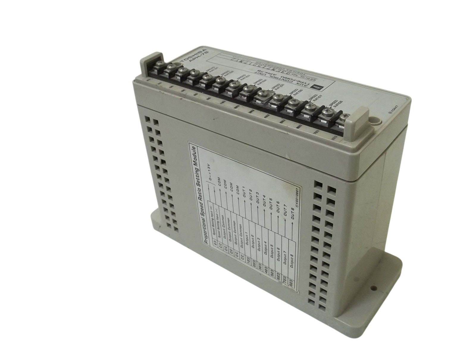 TOSHIBA CORP. APH-7B AUX. CONTROL UNIT UNMP