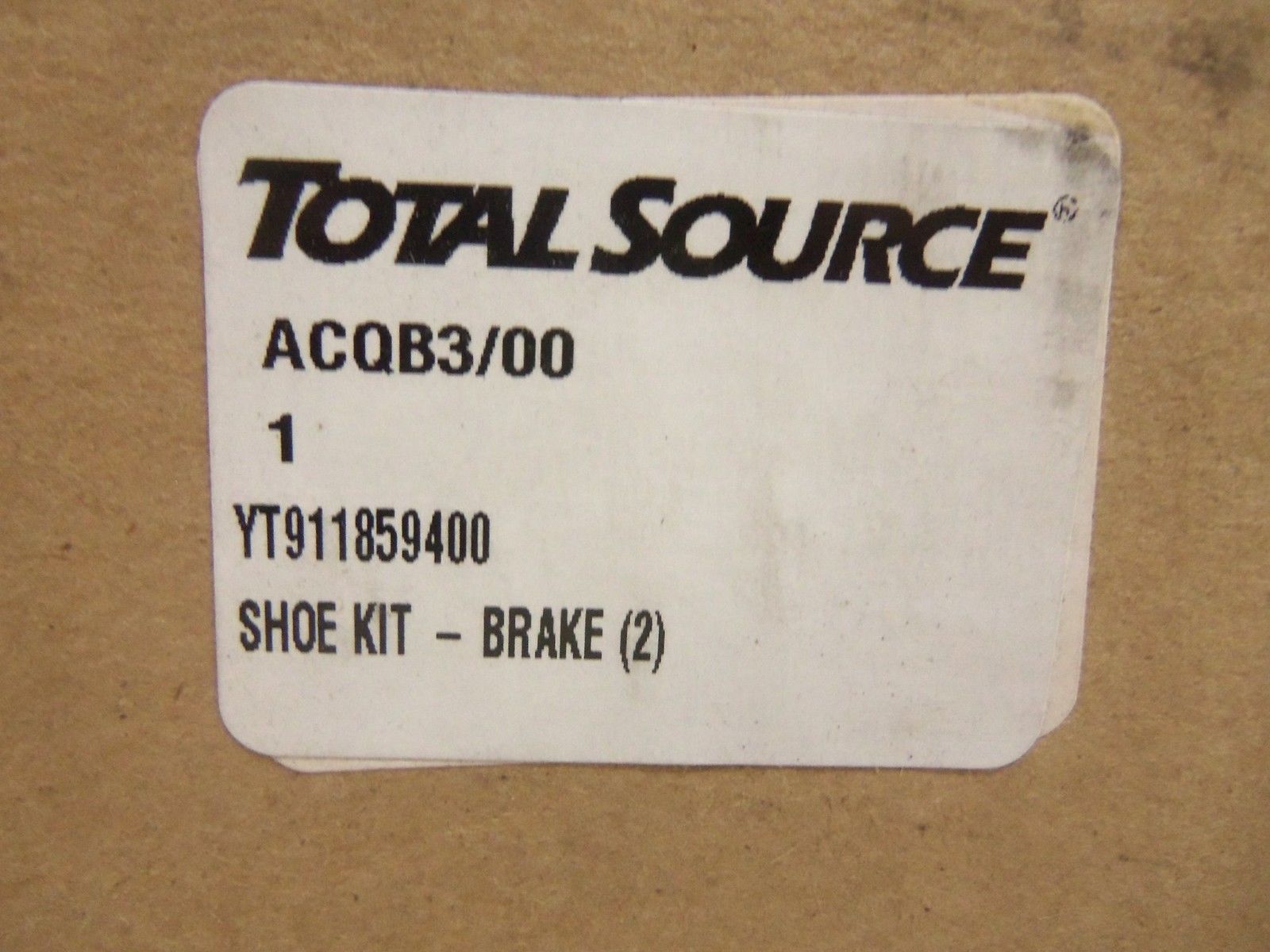 TOTAL SOURCE YT911859400 SHOE KIT BRAKE NSMP