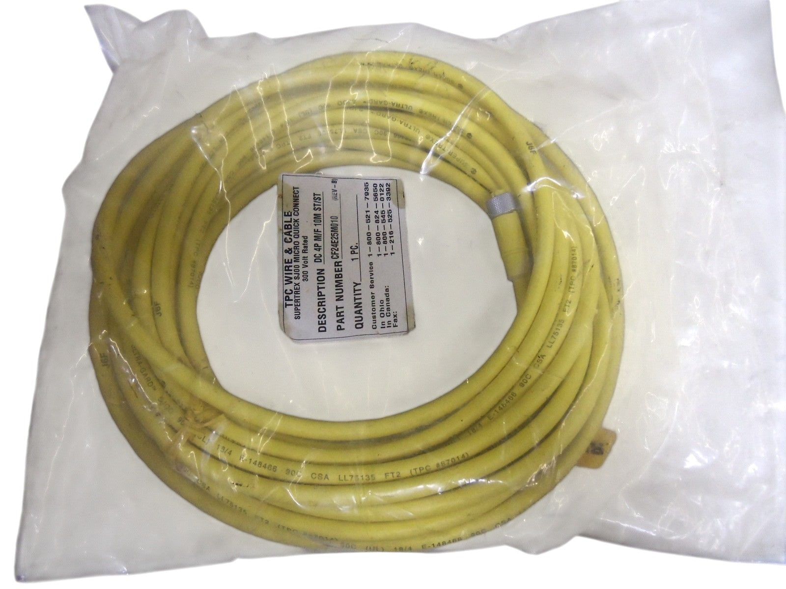 TPC CF24E25M010 REV.B CONNECTOR CABLE NSMP