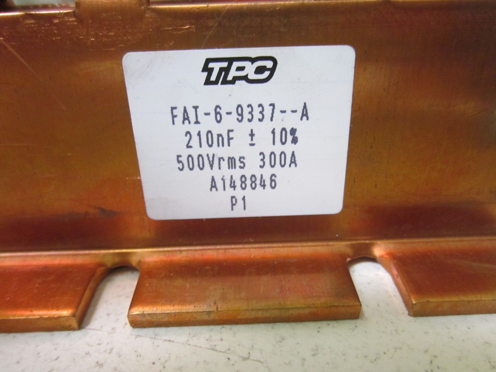 TPC FAI-6-9337-A TRANSFORMER 500V UNMP