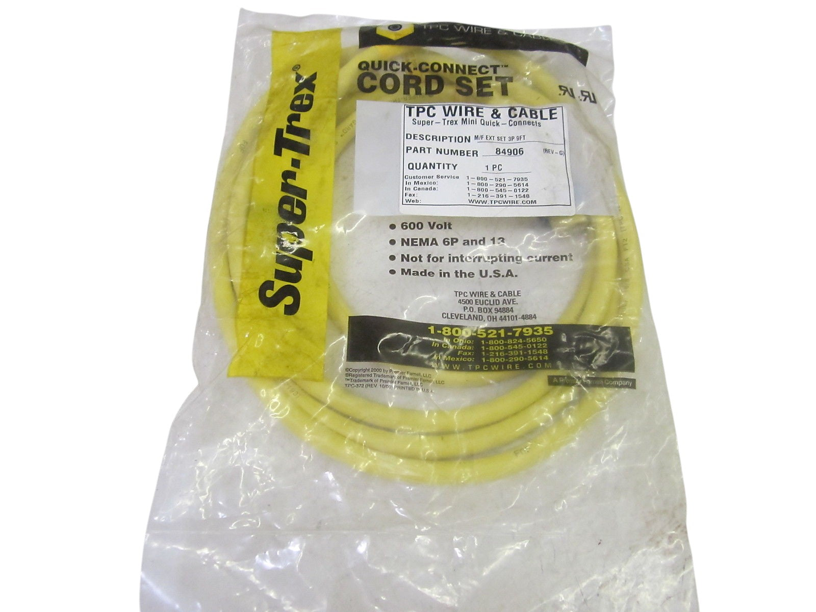 TPC WIRE & CABLE 84906 REV-G NSMP