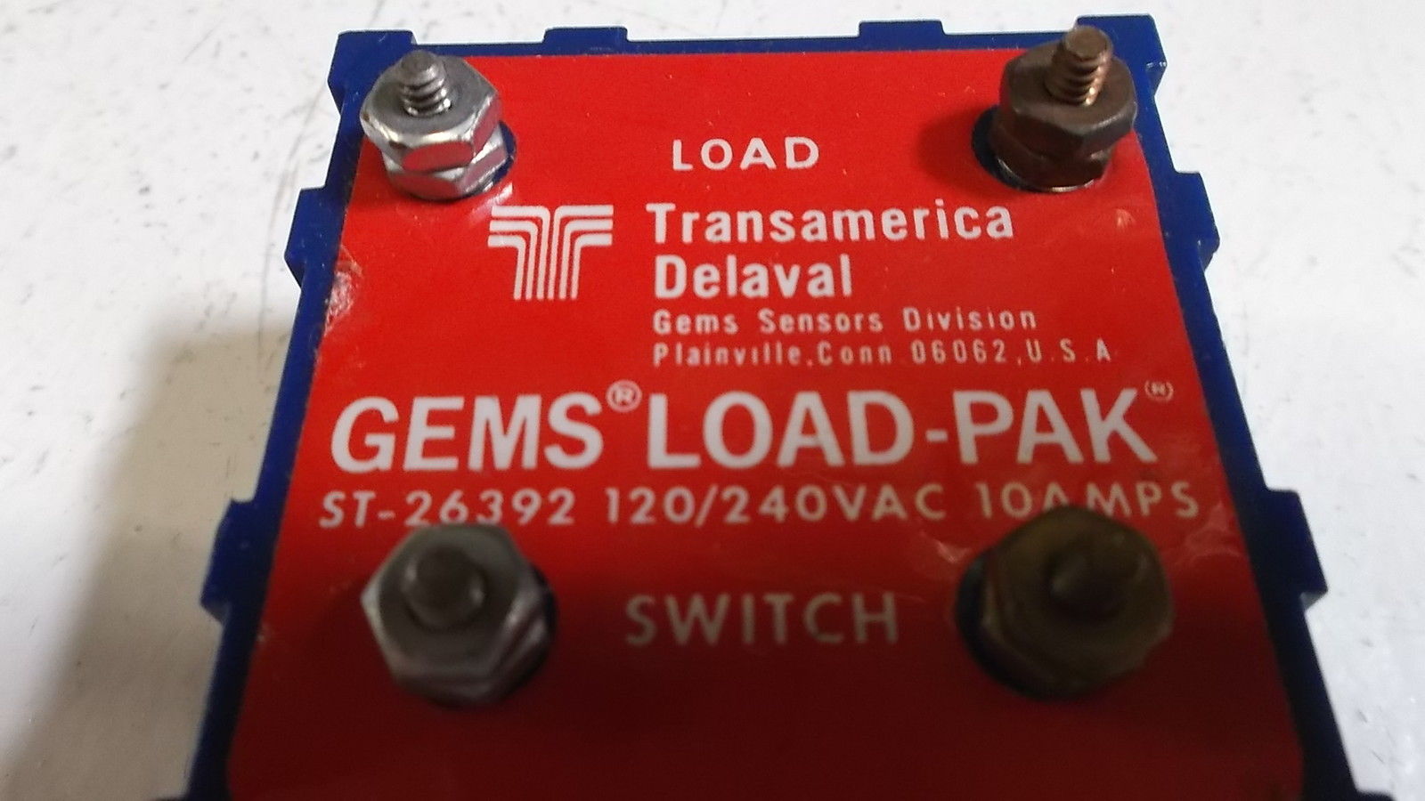 TRASAMERICA DELAVAL LOAD CELL SWITCH SENSOR 10AMPS ST-26392 UNMP