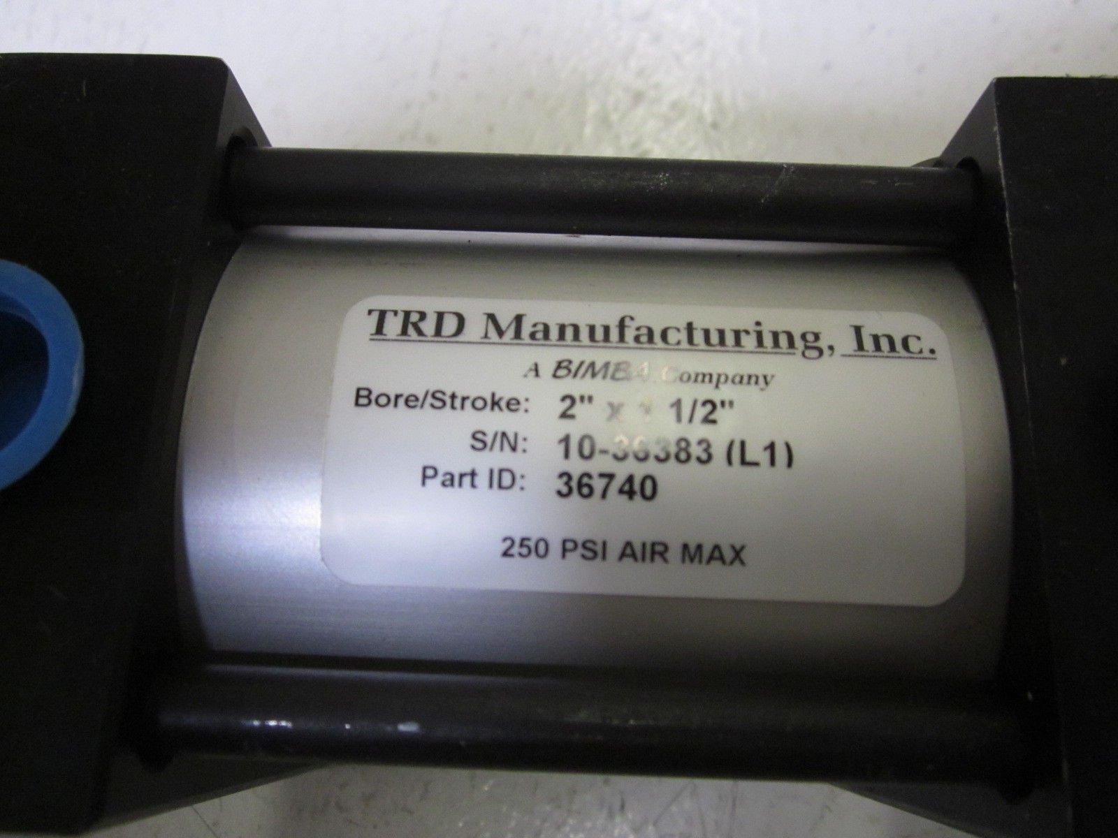 TRD MANUFACTURING 36740 PNEUMATIC CYLINDER 2"X1-1/2" NSNP