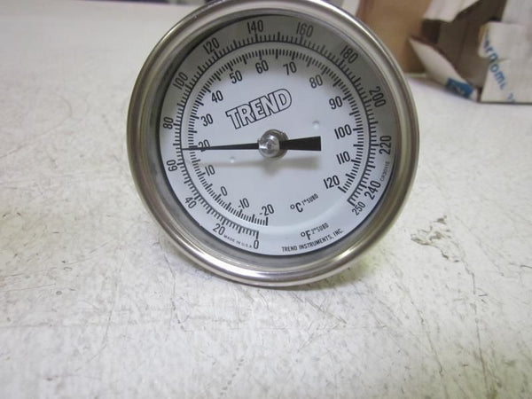 TREND INSTRUMENTS MODEL 30 3" BIMETAL THERMOMETER -20 / 120 F NSMP