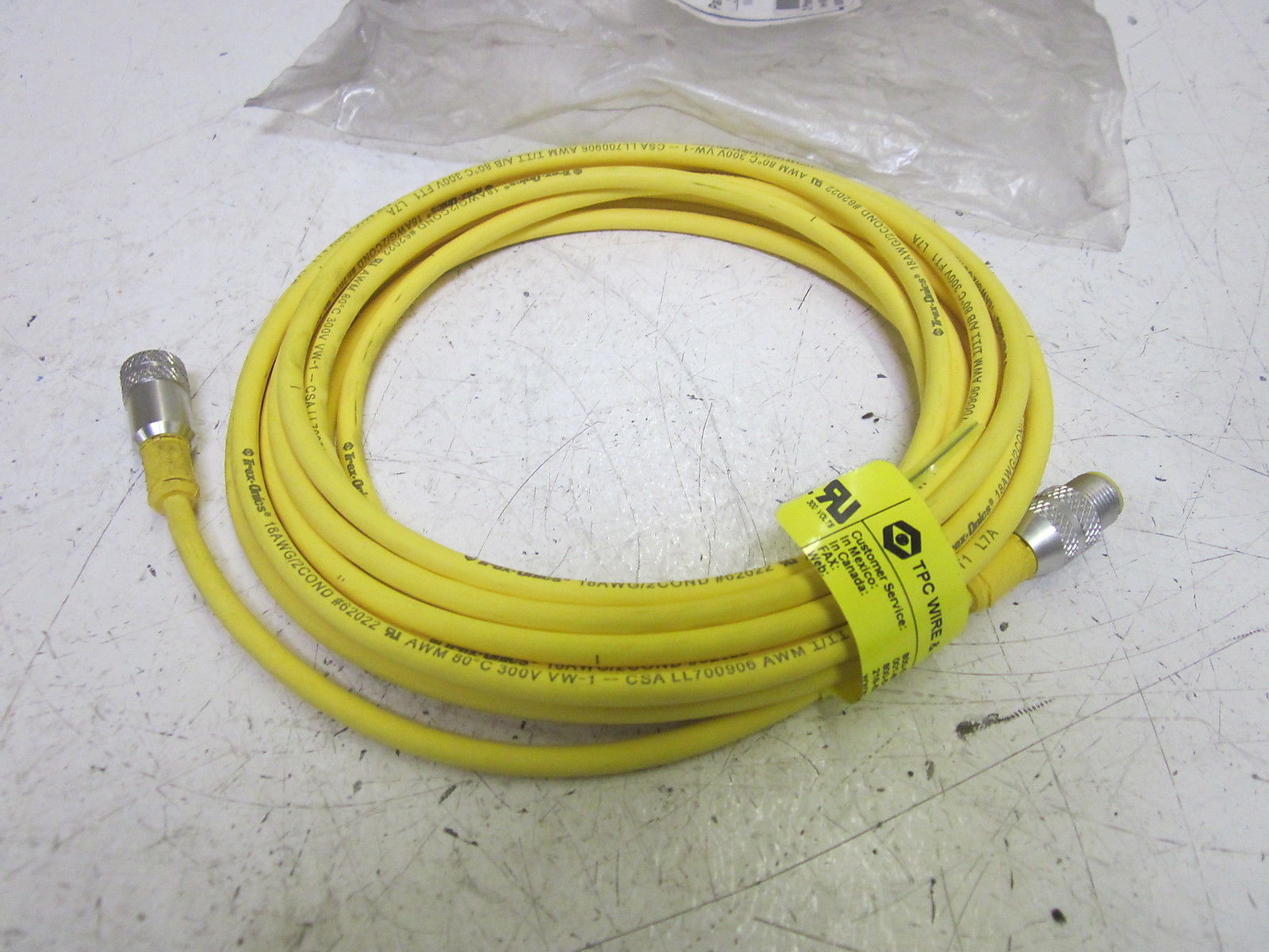 TREX-ONICS 63240 REV.C MICRO QUICK CONNECT CORD  NSMP