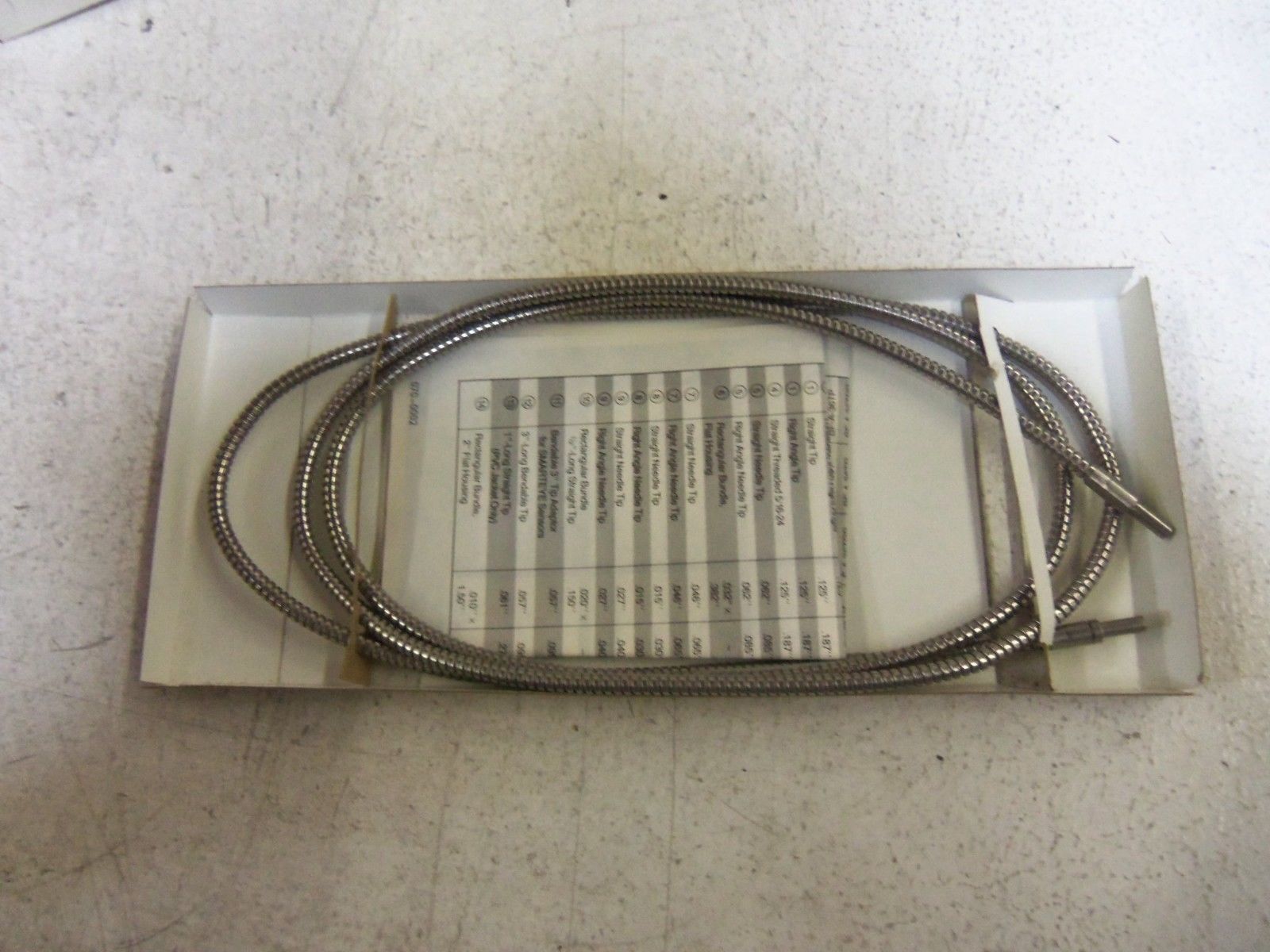 TRI-TRONICS FIBER OPTIC LIGHT GUIDES F-A-72 NSMP