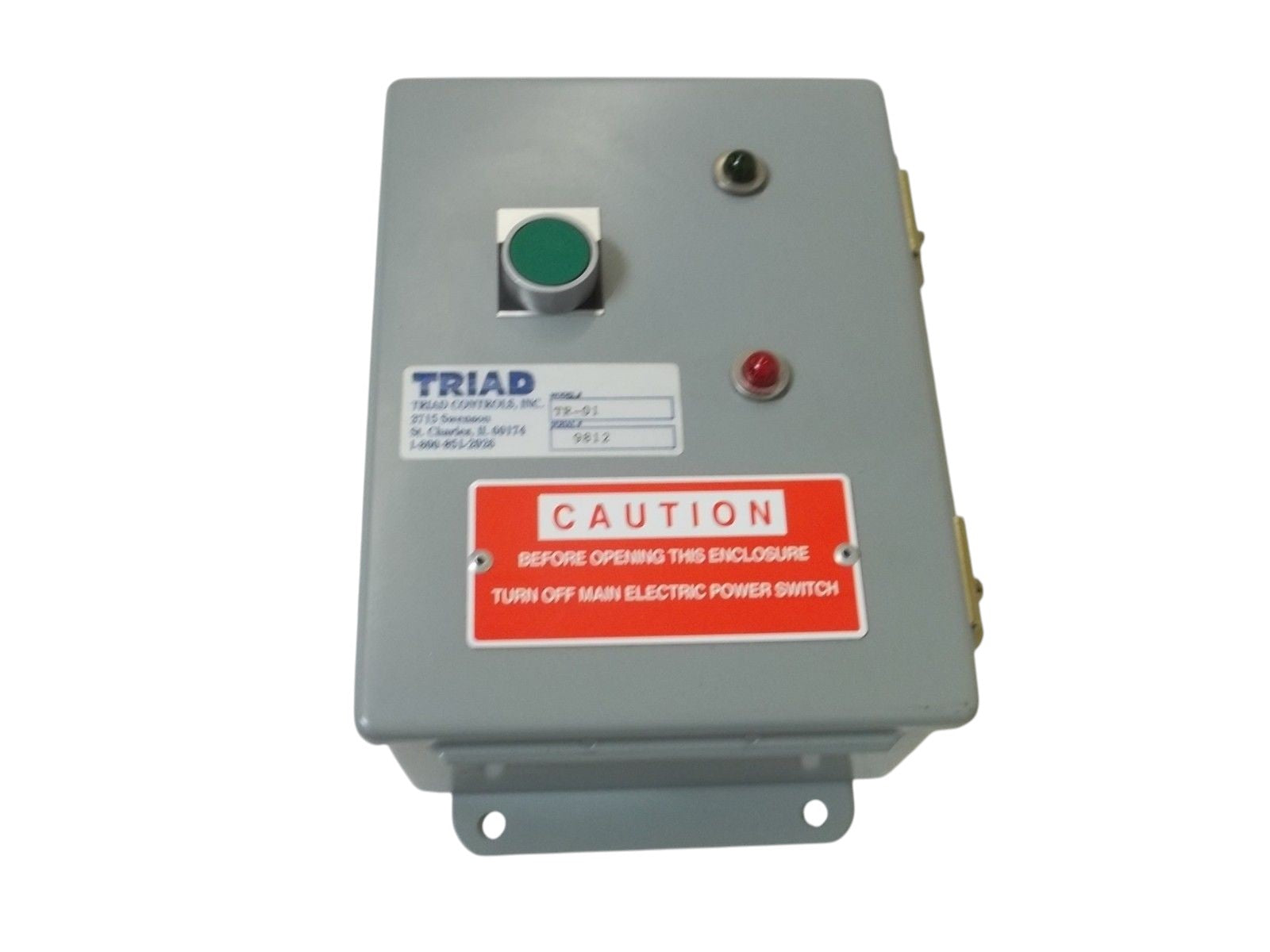 TRIAD CONTROLS , INC. TR-01 UNMP