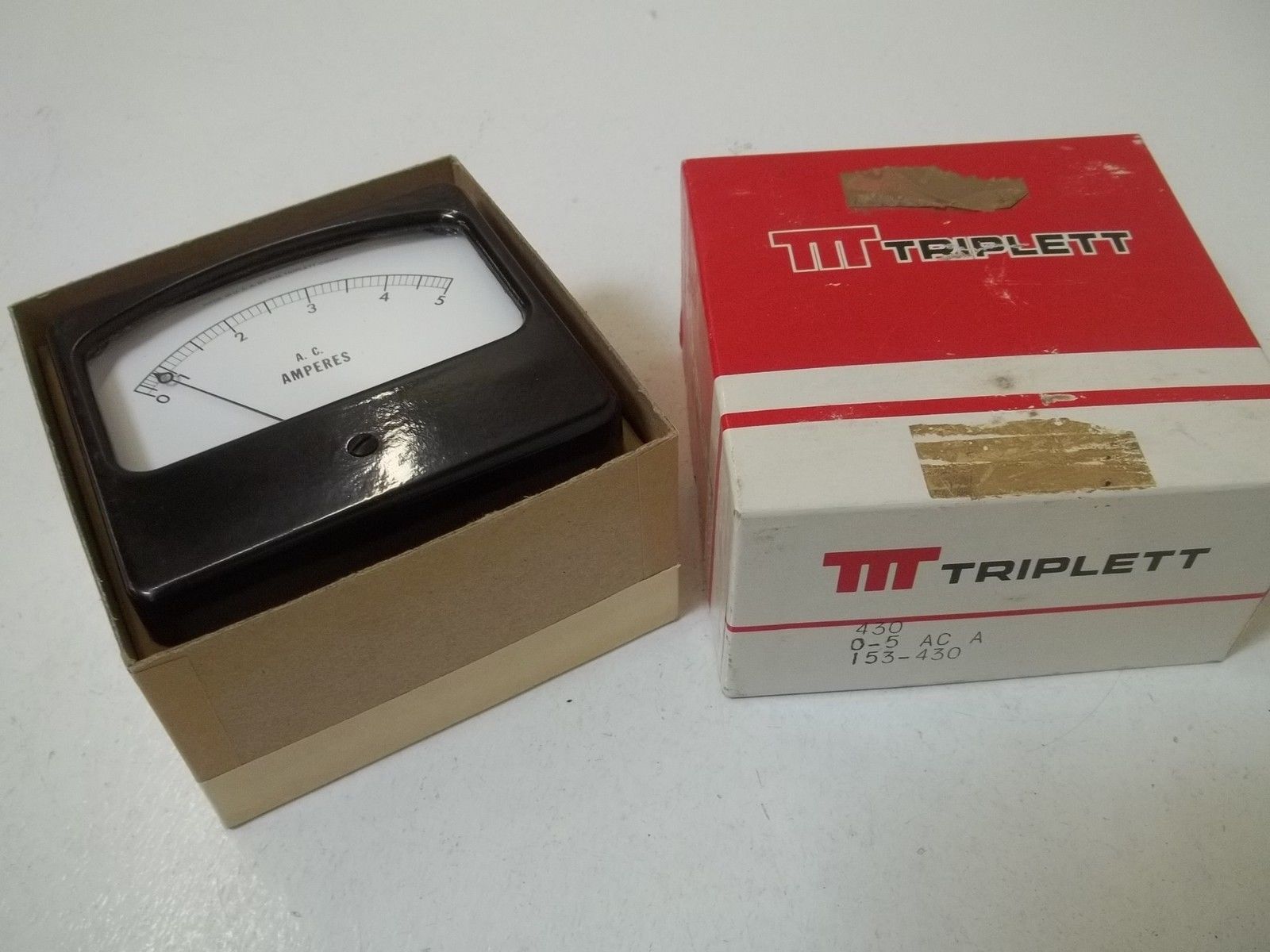 TRIPLETT 153-430 MODEL 430 GAUGE 0-5 NSMP