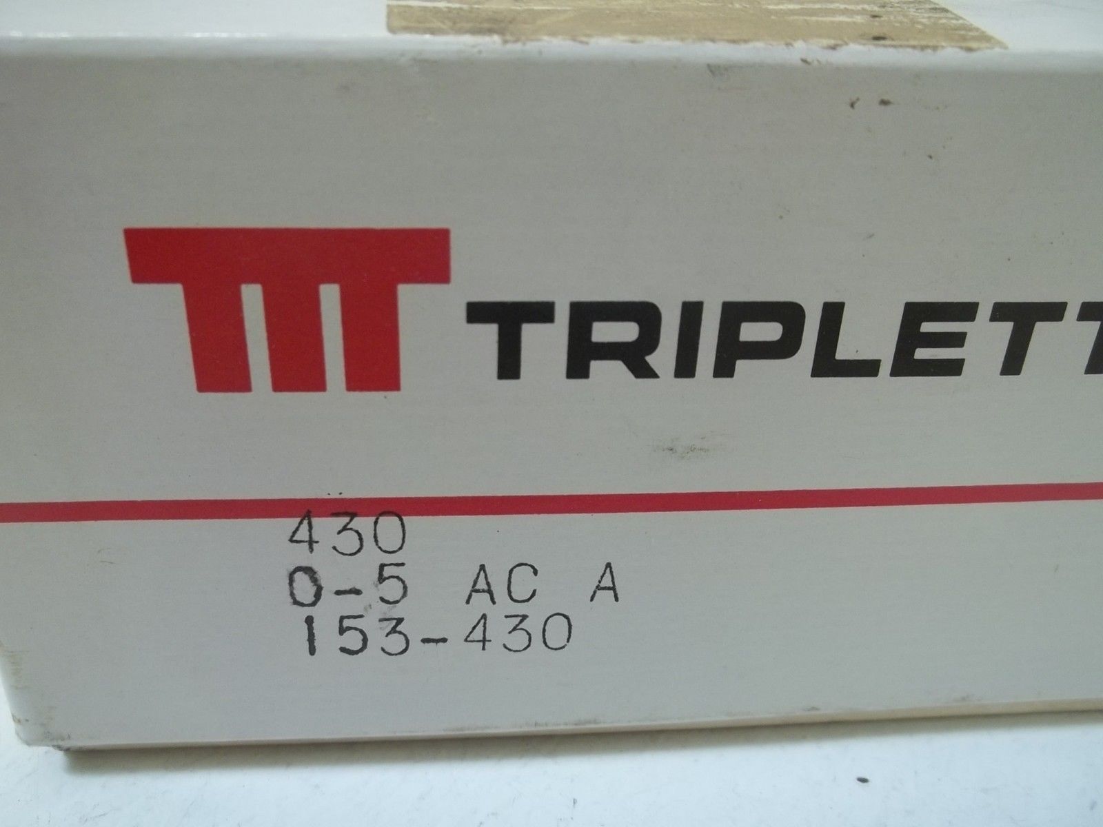 TRIPLETT 153-430 MODEL 430 GAUGE 0-5 NSMP