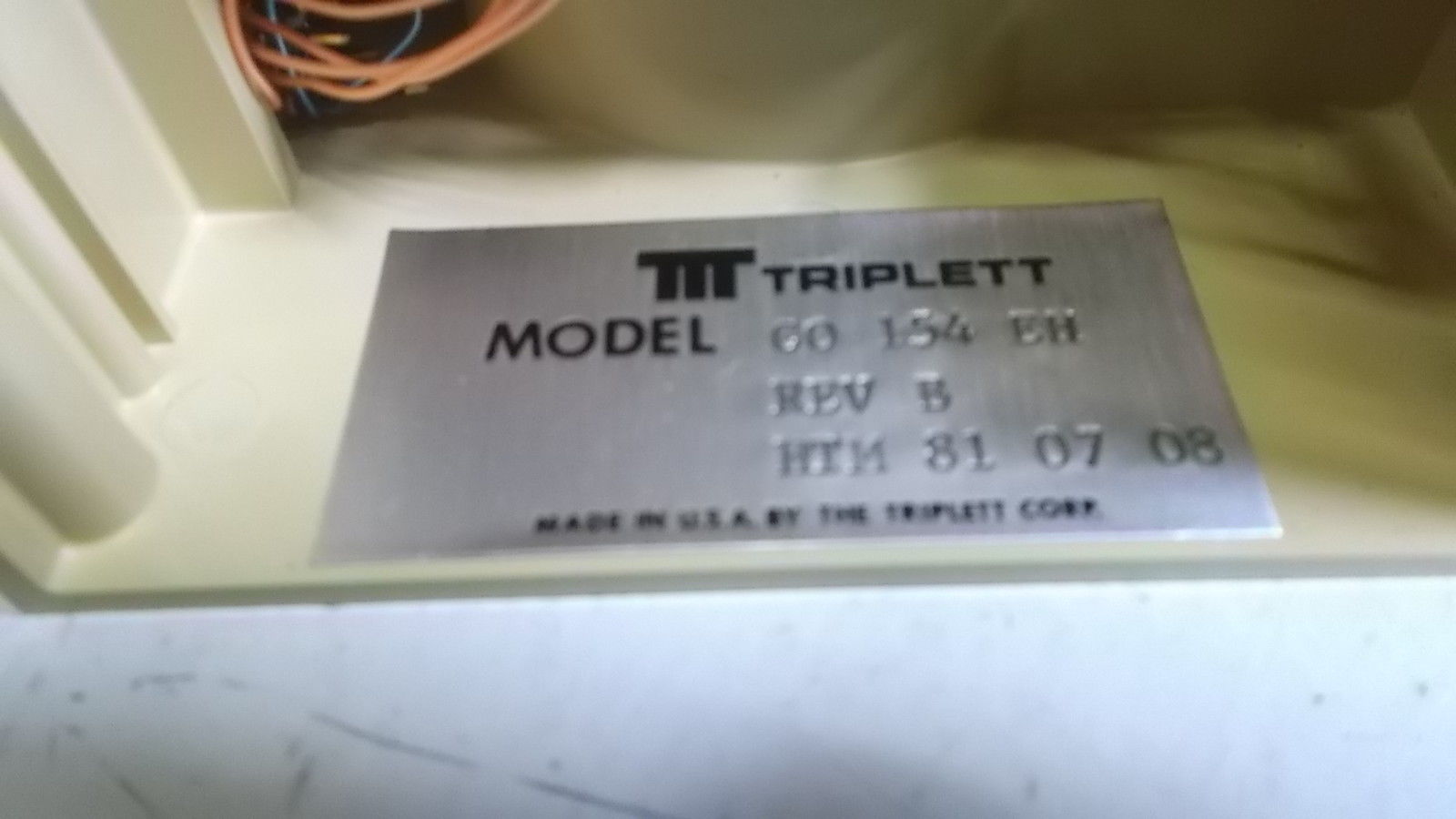 TRIPLETT C0 154 EH UNMP