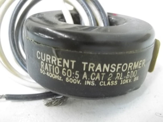 TROT 2RL-600 CURRENT TRANSFORMER *USED*