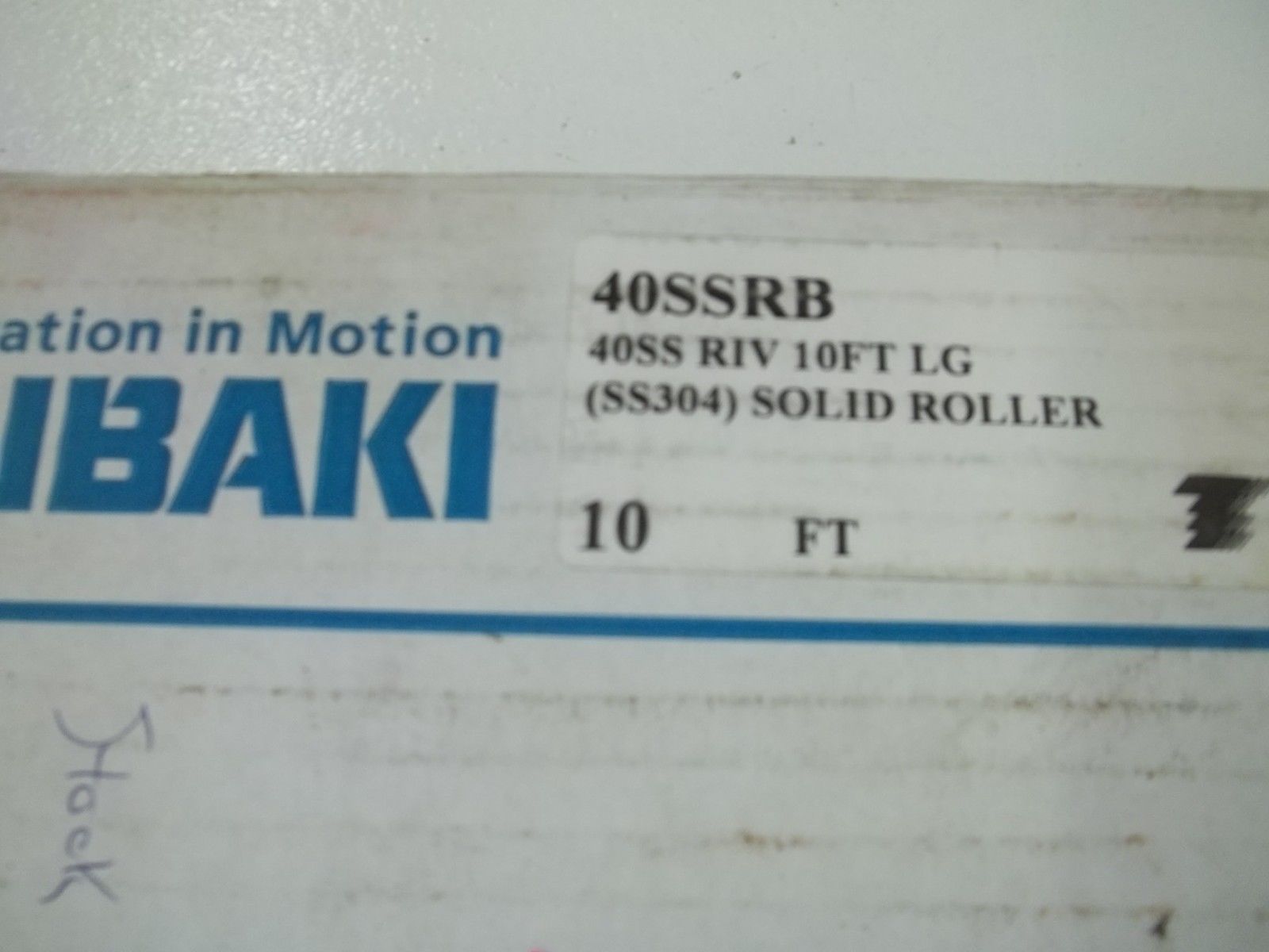 TSUBAKI 40SSRB ROLLER CHAIN NSMP