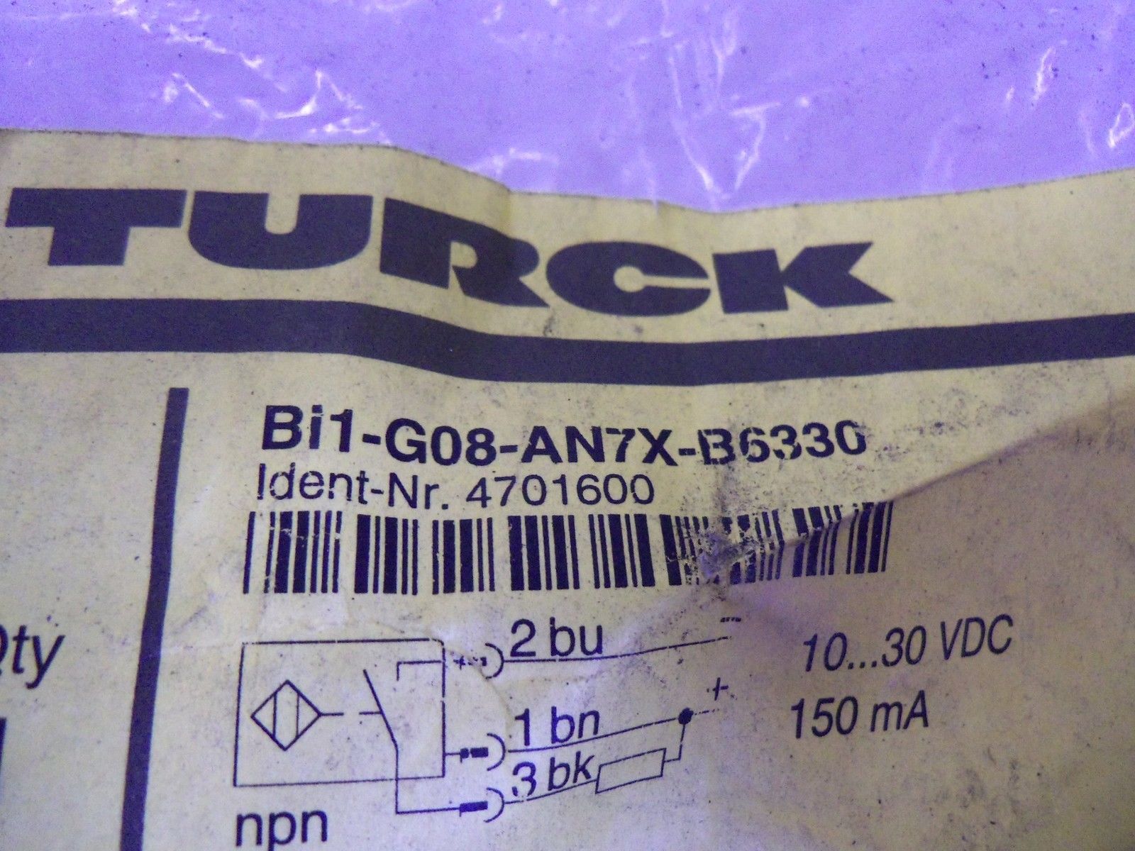 TURCK Bi1-G08-AN7X-B6330 INDUCTIVE PROXIMITY SWITCH NSMP
