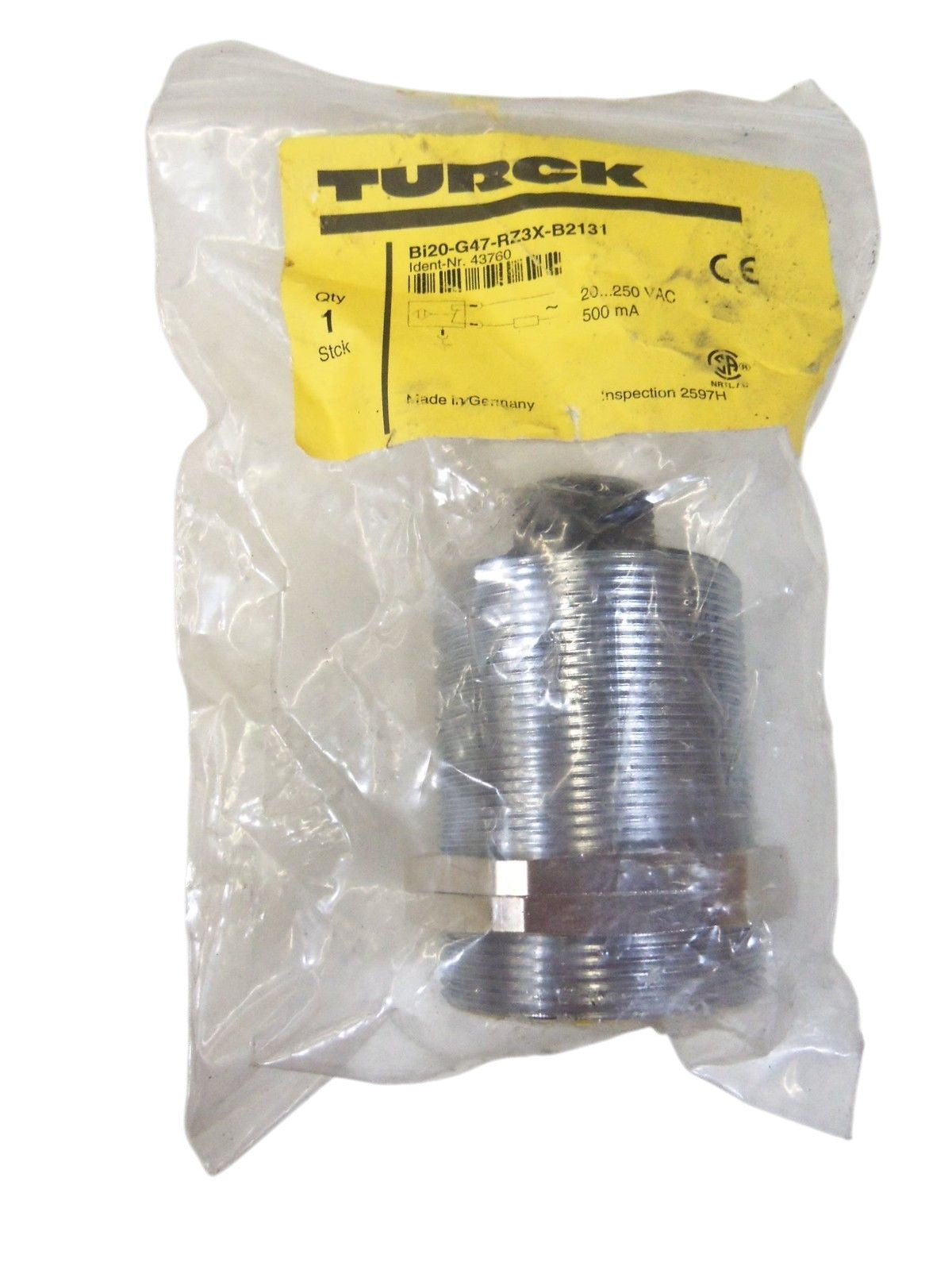 TURCK Bi20-G47-RZ3X-B2131 PROXIMITY SENSOR NSMP