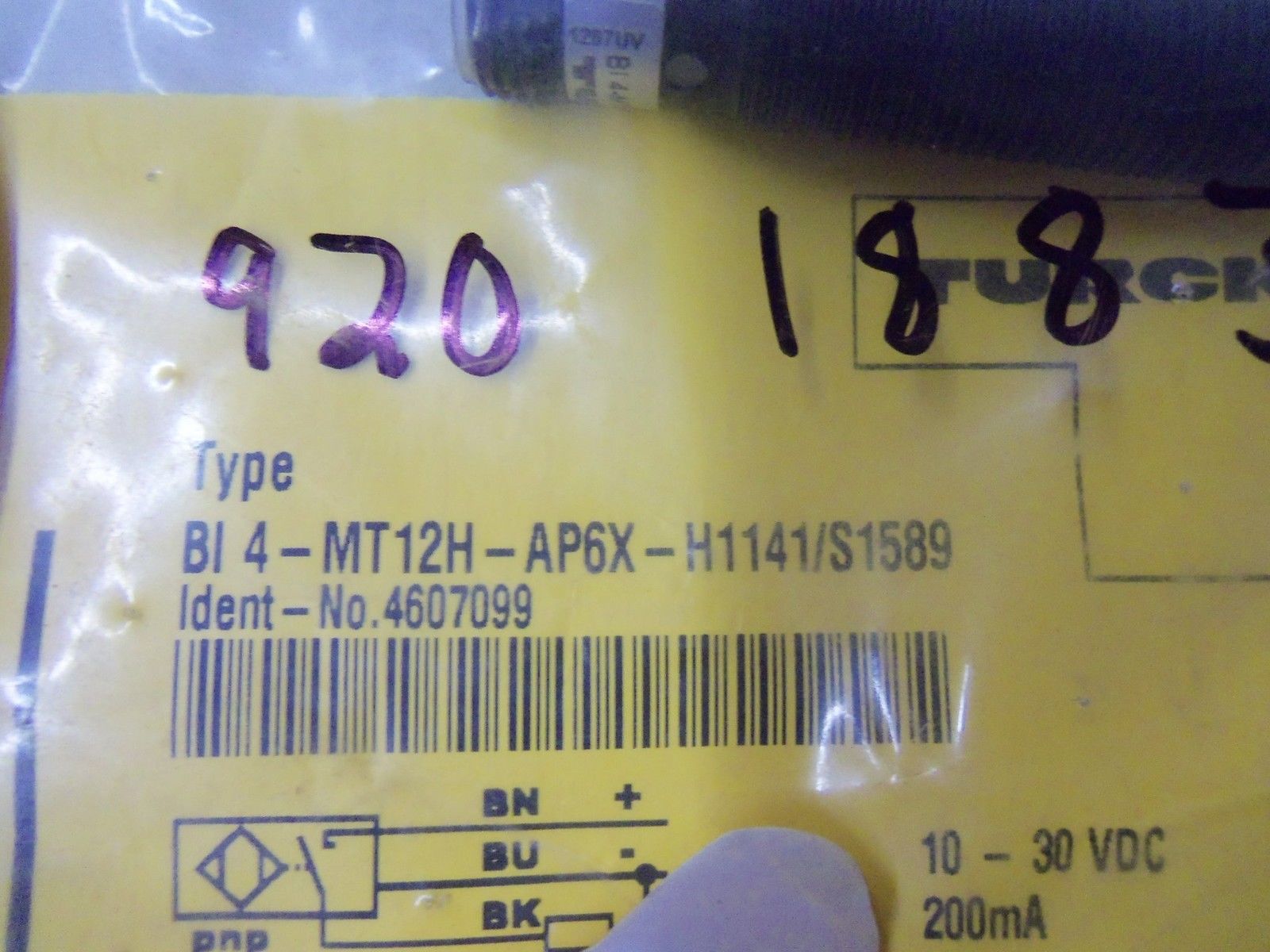 TURCK BI4-MT12H-AP6X-H1141/S1589 NSMP