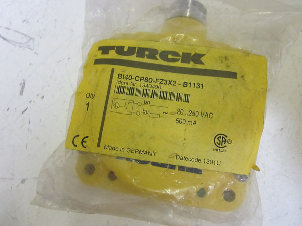 TURCK BI40-CP80-FZ3X2-B1131 20-250VAC NSMP