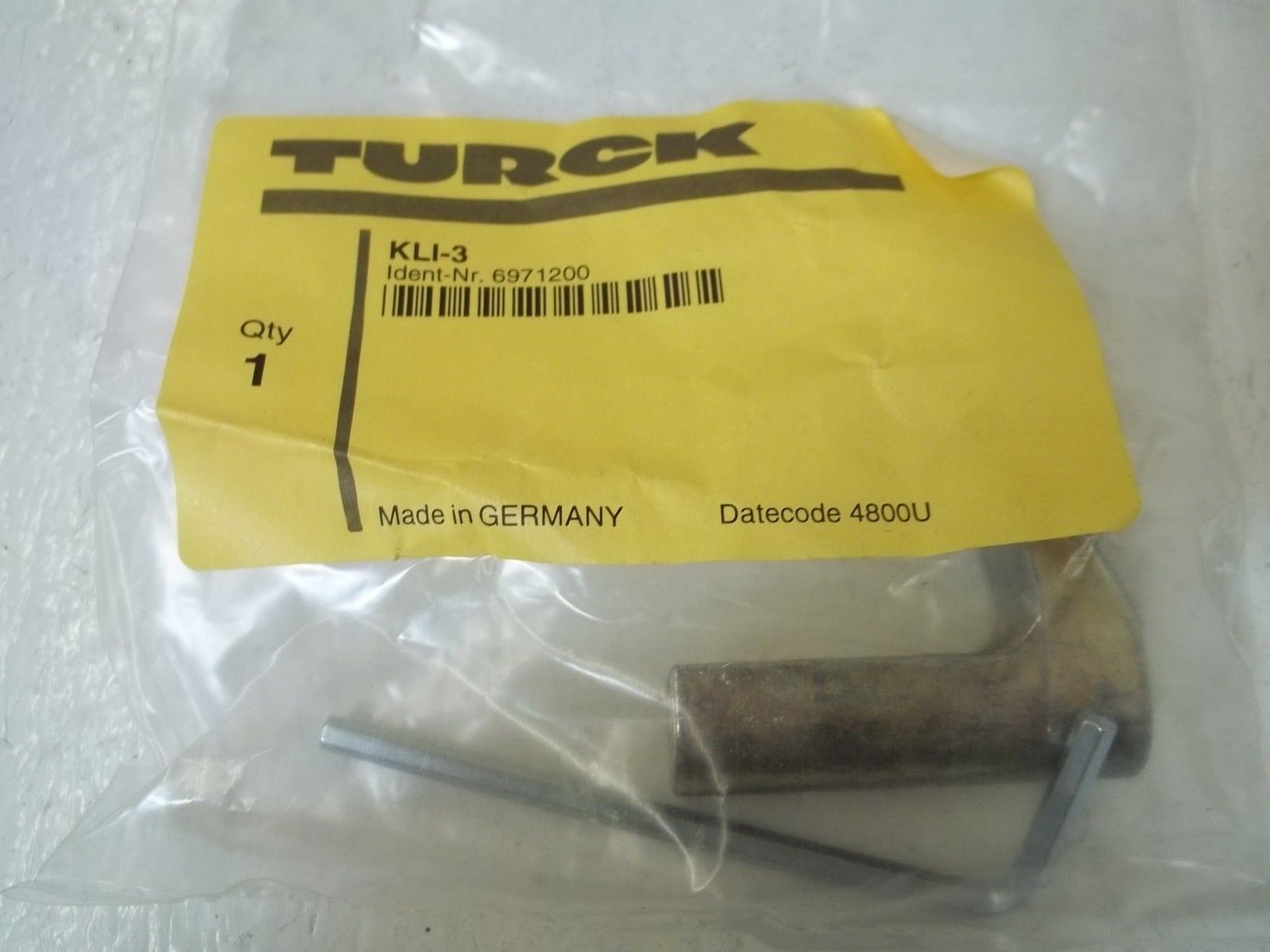TURCK BIM-IKT-AN6X-U1131 W/KLI-3 PROXIMITY SENSOR VALVE NSMP