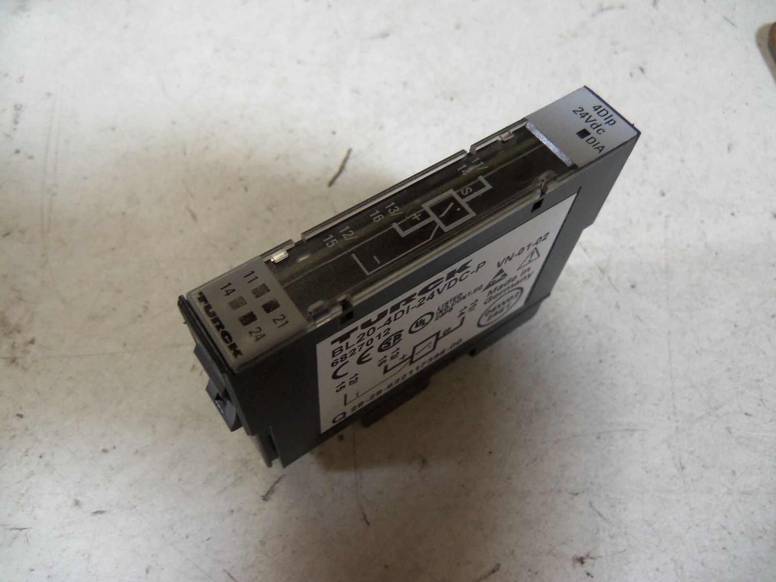TURCK BL20-4DI-24VDC-P ELECTRONIC MODULE NSNP