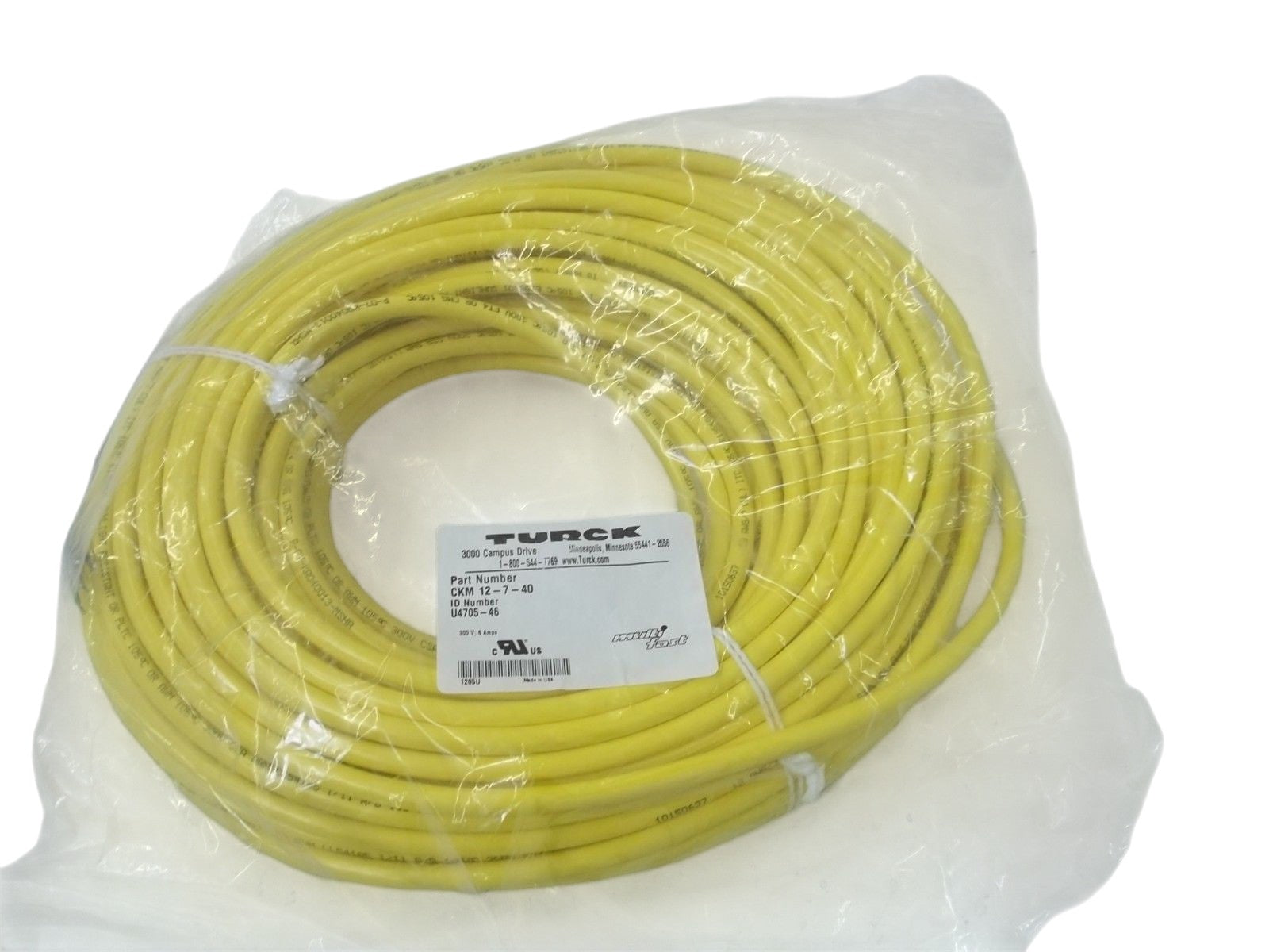 TURCK CKM 12-7-40 CABLE NSMP