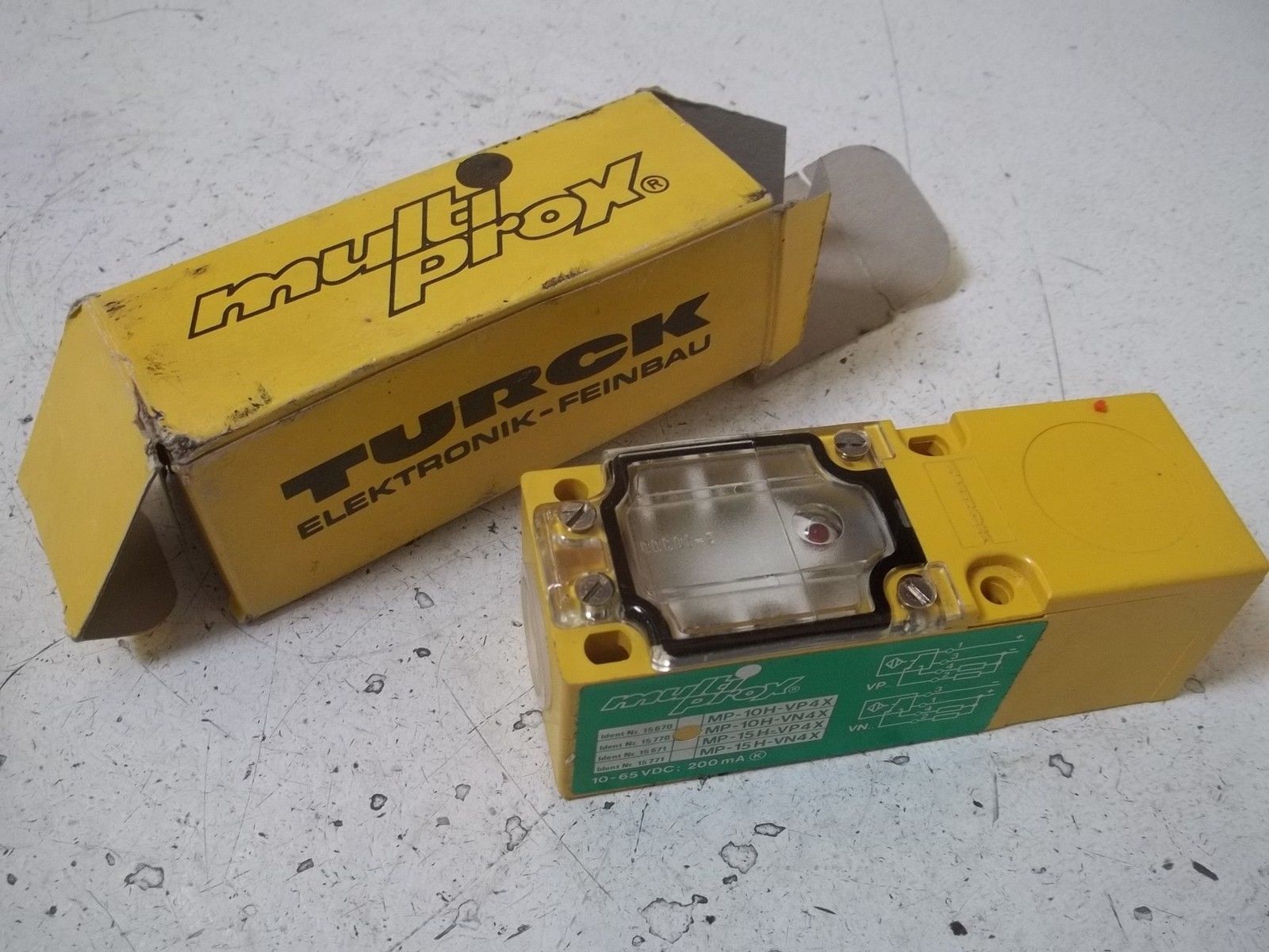 TURCK MP-10H-VN4X PROXIMITY MULTIPROX SWITCH NSMP