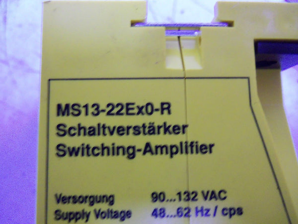 TURCK MULTI-SAFE MS13-22Ex0-R SWITCHING AMPLIFIER 115VAC NSMP