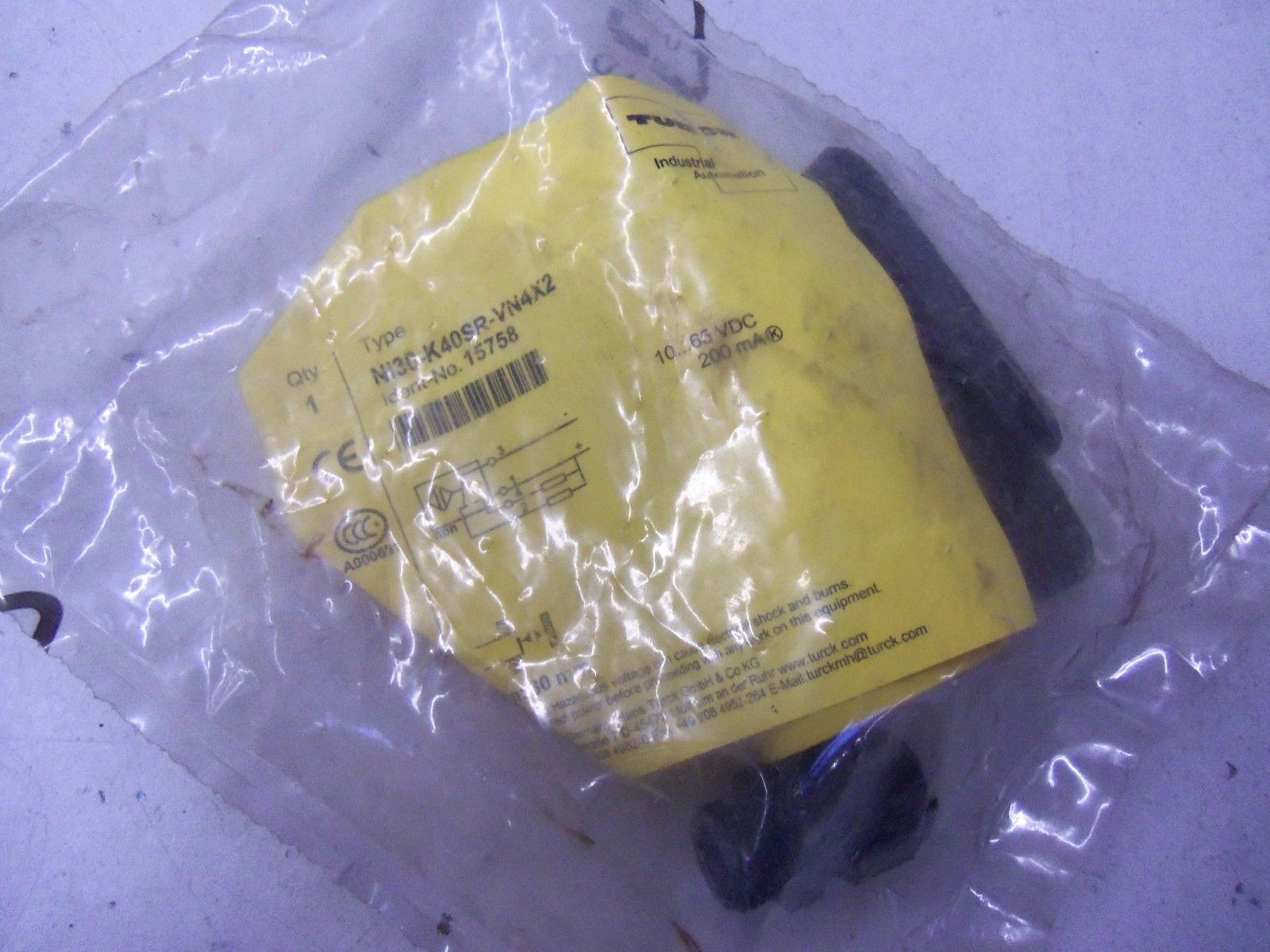 TURCK Ni30-K40SR-VN4X2 *NEW IN FACTORY BAG*