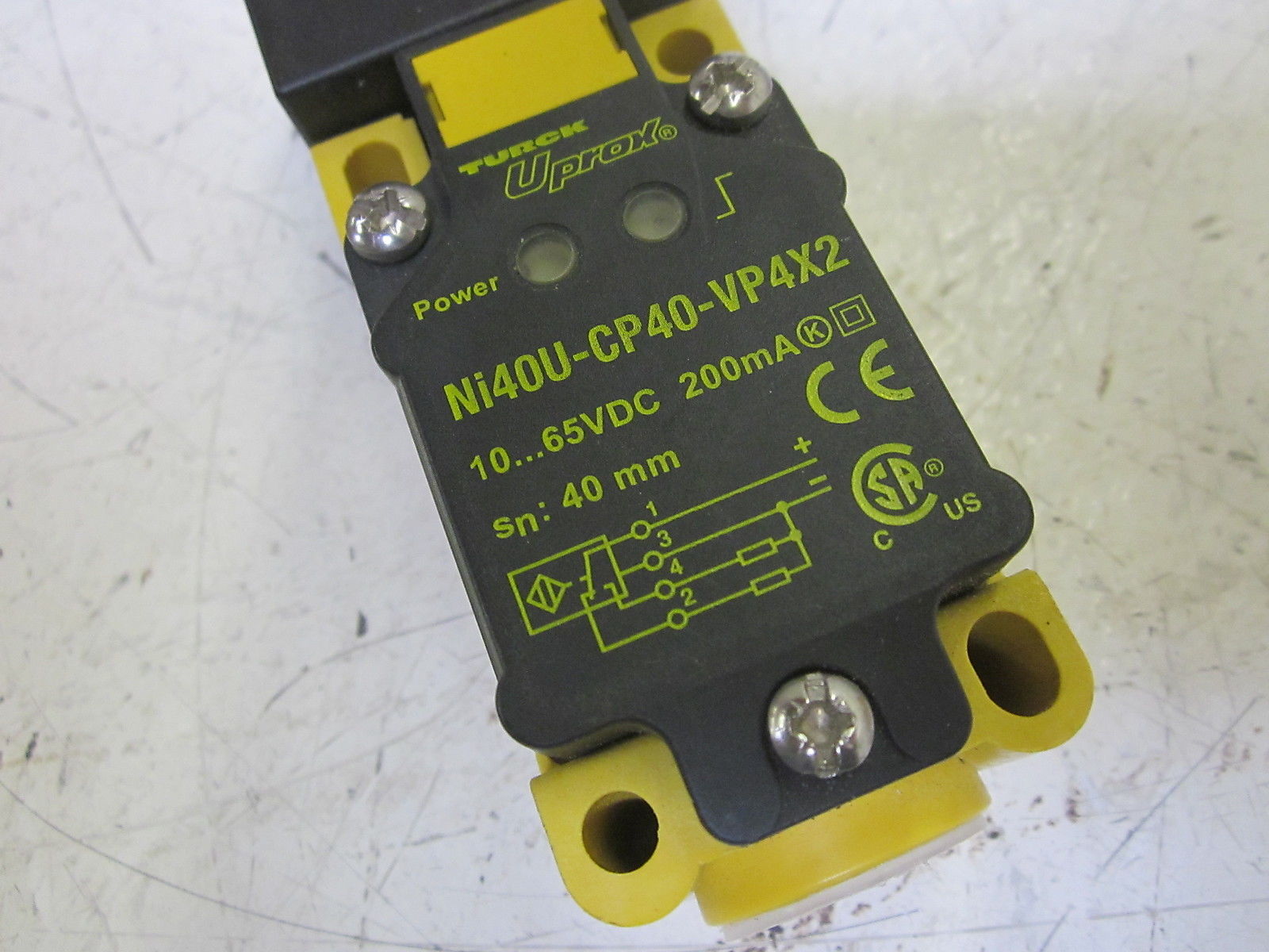 TURCK NI40U-CP40-VP4X2 PROXIMITY SWITCH SENSOR 10-65VDC UNMP