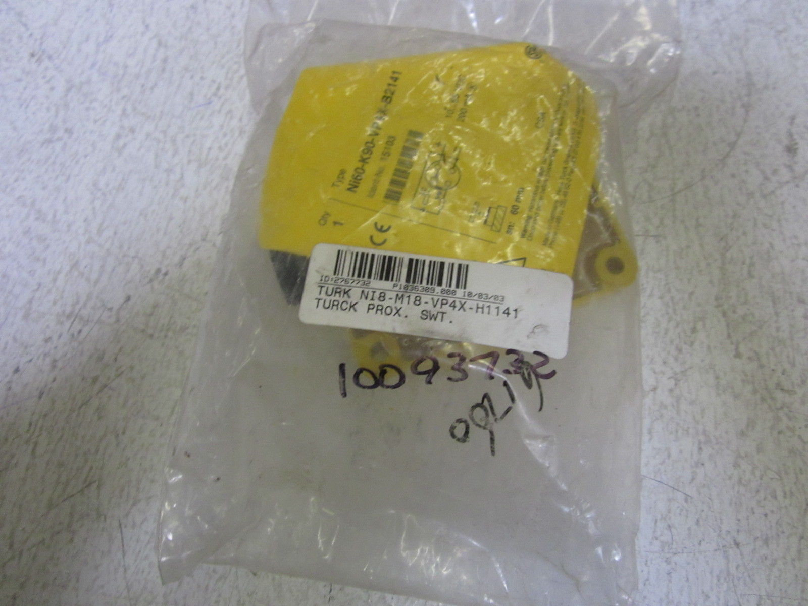 TURCK NI60-K90-VP4X-B2141 SWITCH *NEW IN BAG*