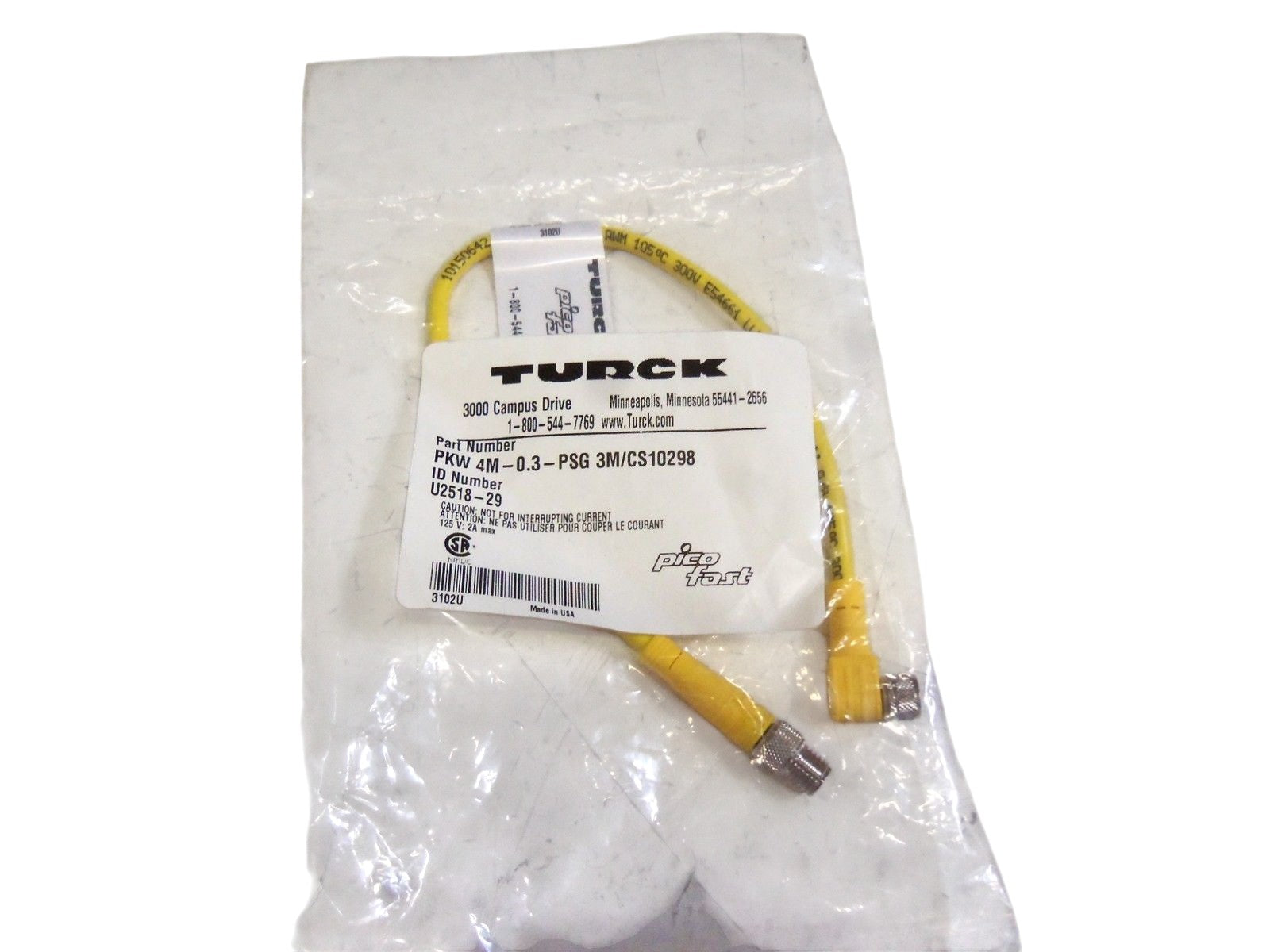 TURCK PKW4M-0.3-PSG3M/CS10298 NSMP