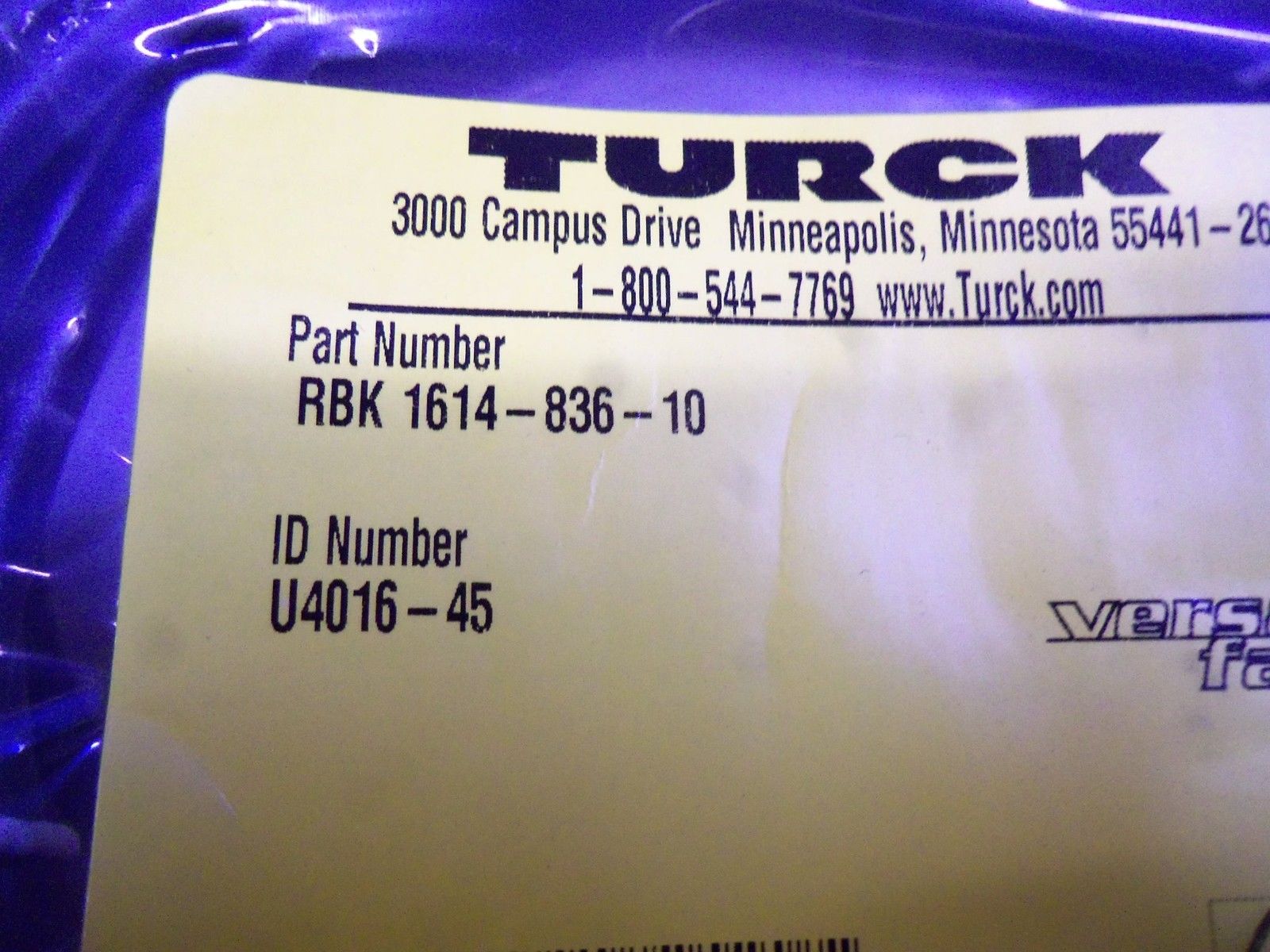 TURCK RBK 1614-836-10 NSMP