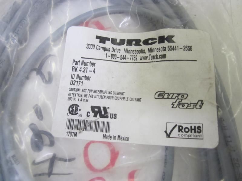 TURCK RK 4.2T-4 CORDSET NSMP