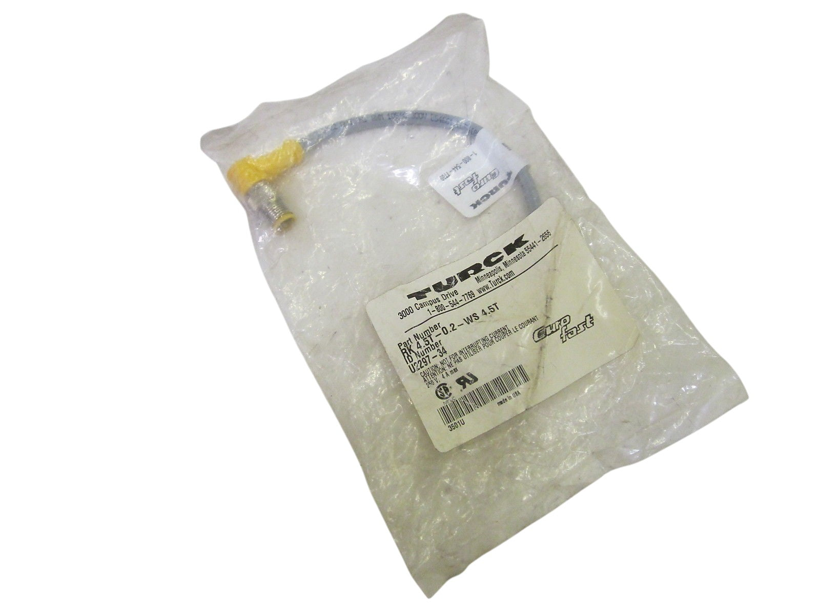 TURCK RK 4.5T-0.2-WS 4.5T CABLE  NSMP