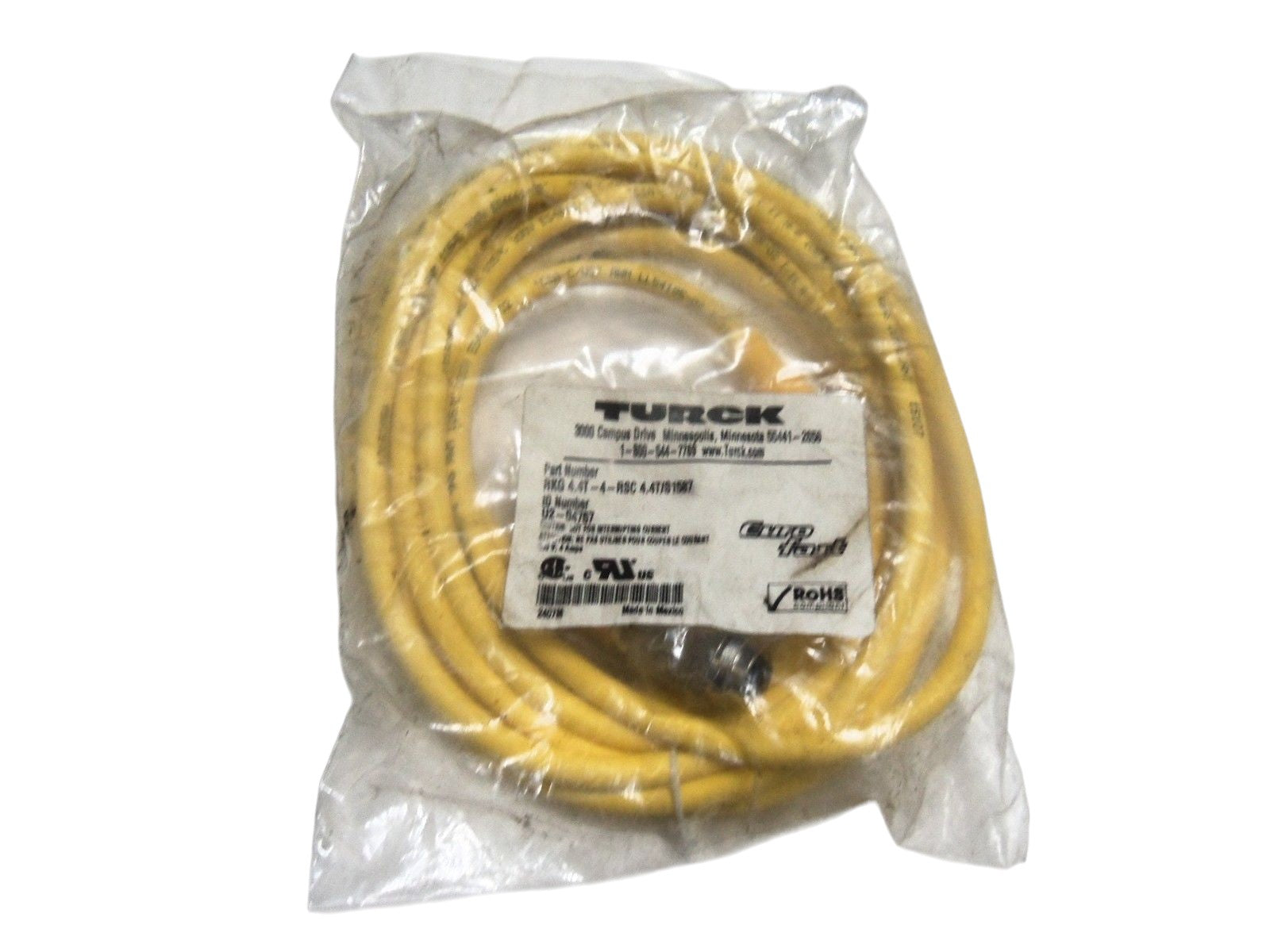 TURCK RKG4.4T-4-RSC4.4T/S1587 CABLE NSMP