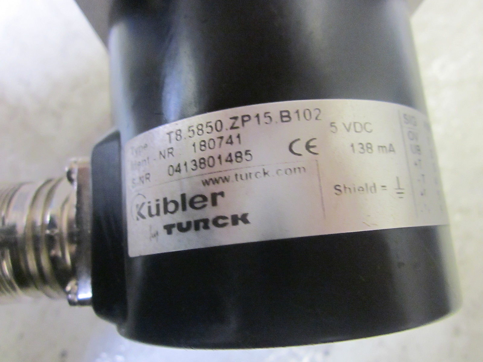 TURCK T8.5850.ZP15.B102 ENCODER 5VDC UNMP