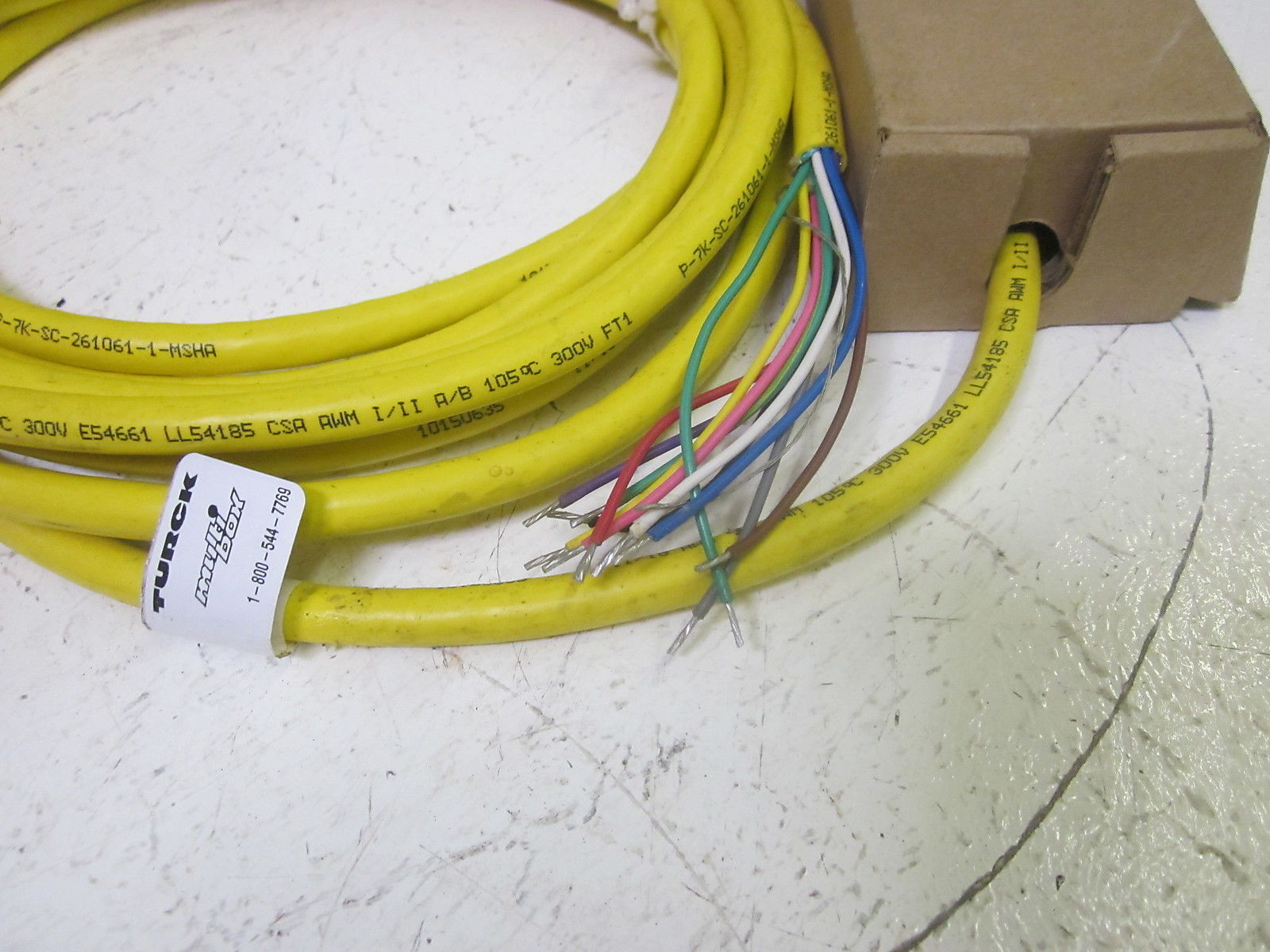 TURCK VB 80-5 RECEPTACLE MULTIBOX W/ CABLE NSMP