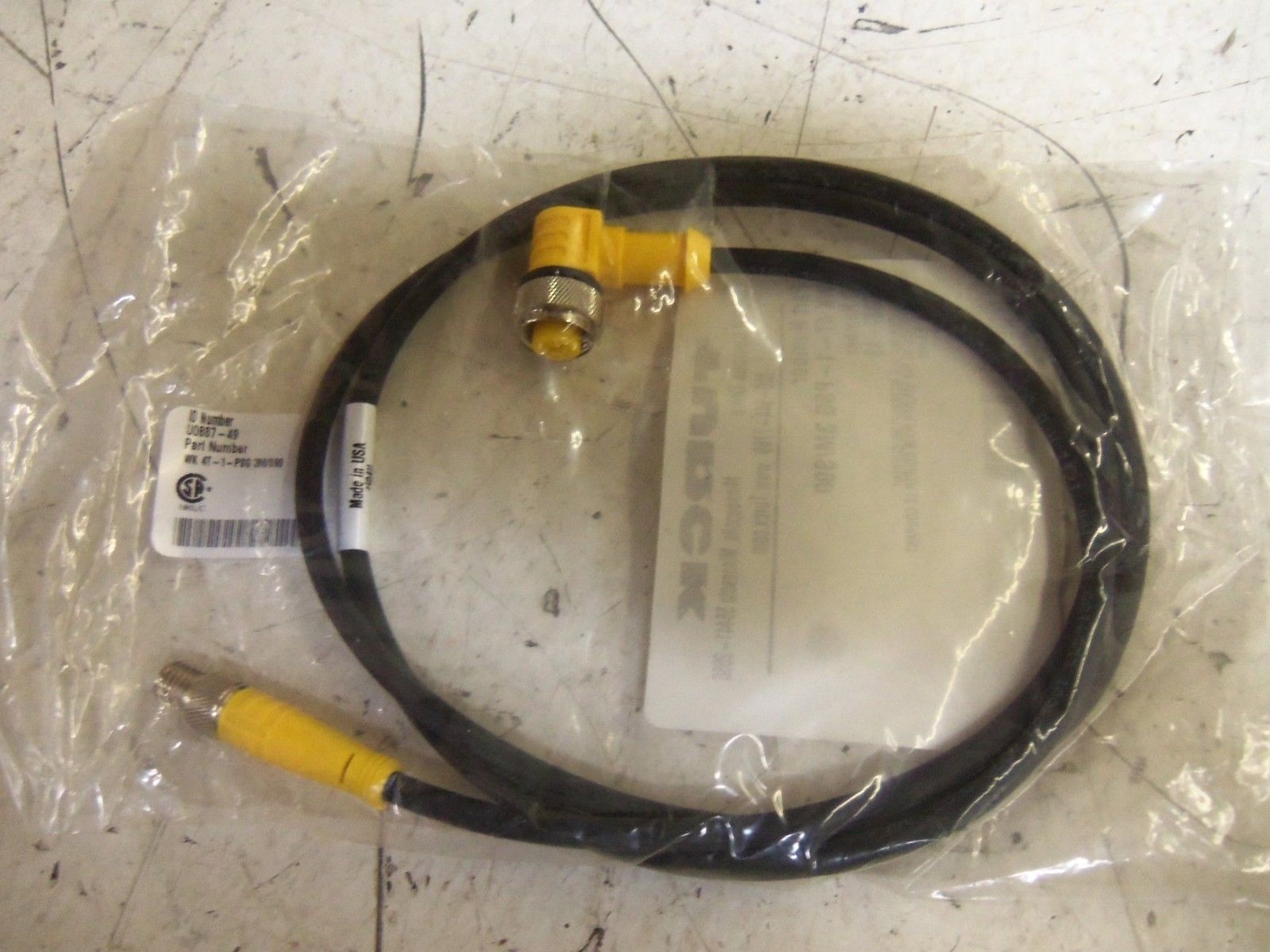 TURCK WK4T-1-PSG3M/S90 HYBRID MOLDEDCORDSET NSMP