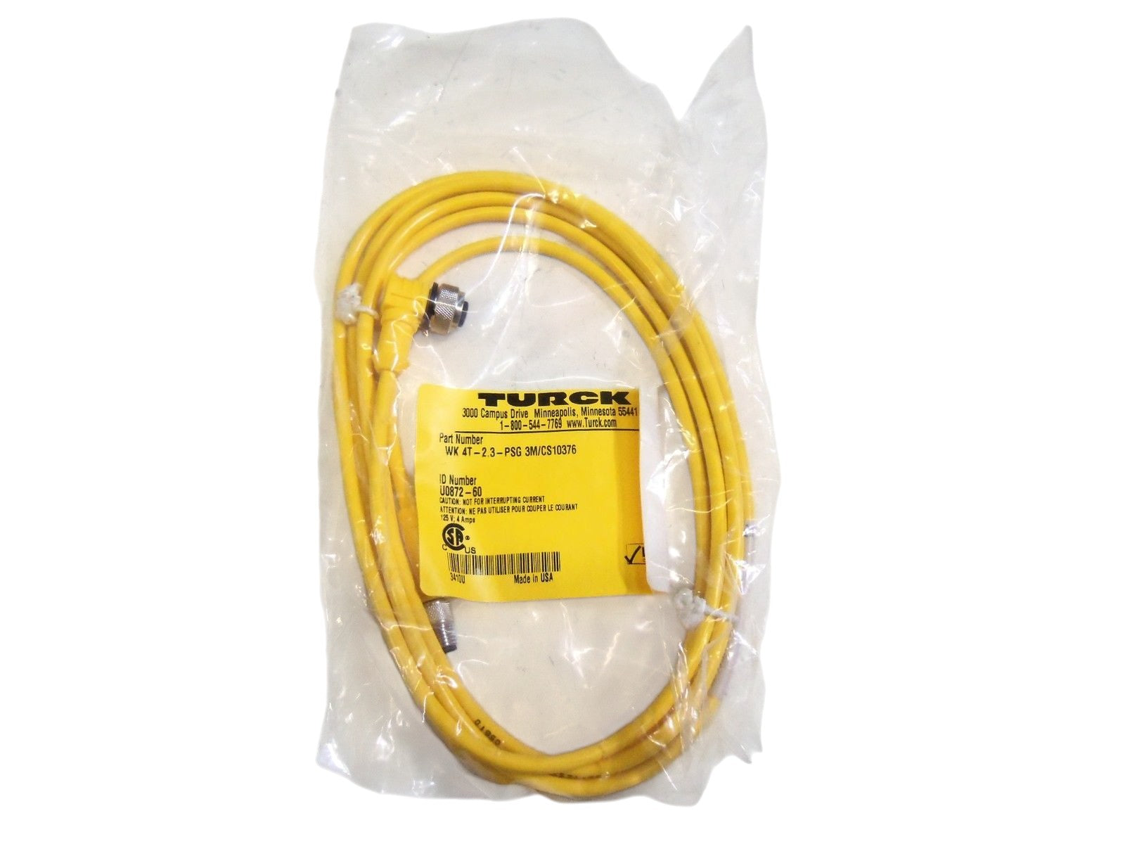 TURCK WK4T-2.3-PSG3M/CS10376 NSMP