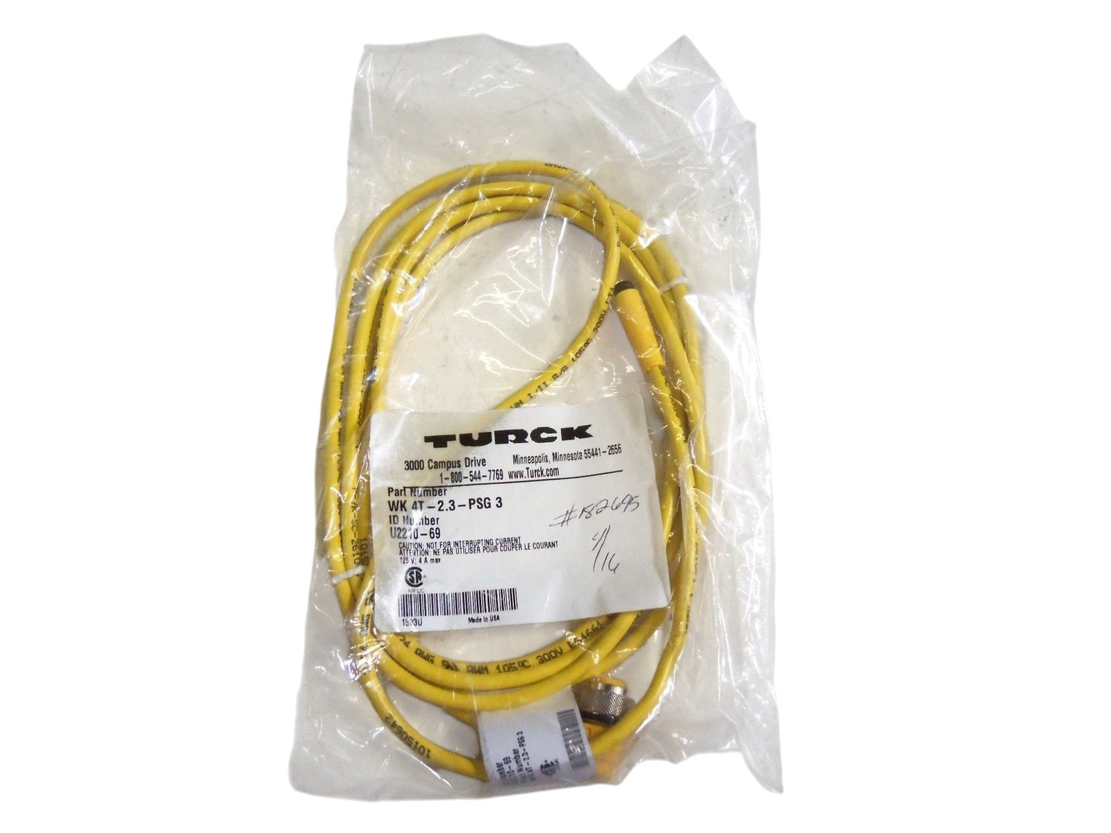 TURCK WK4T-2.3-PSG 3 NSMP