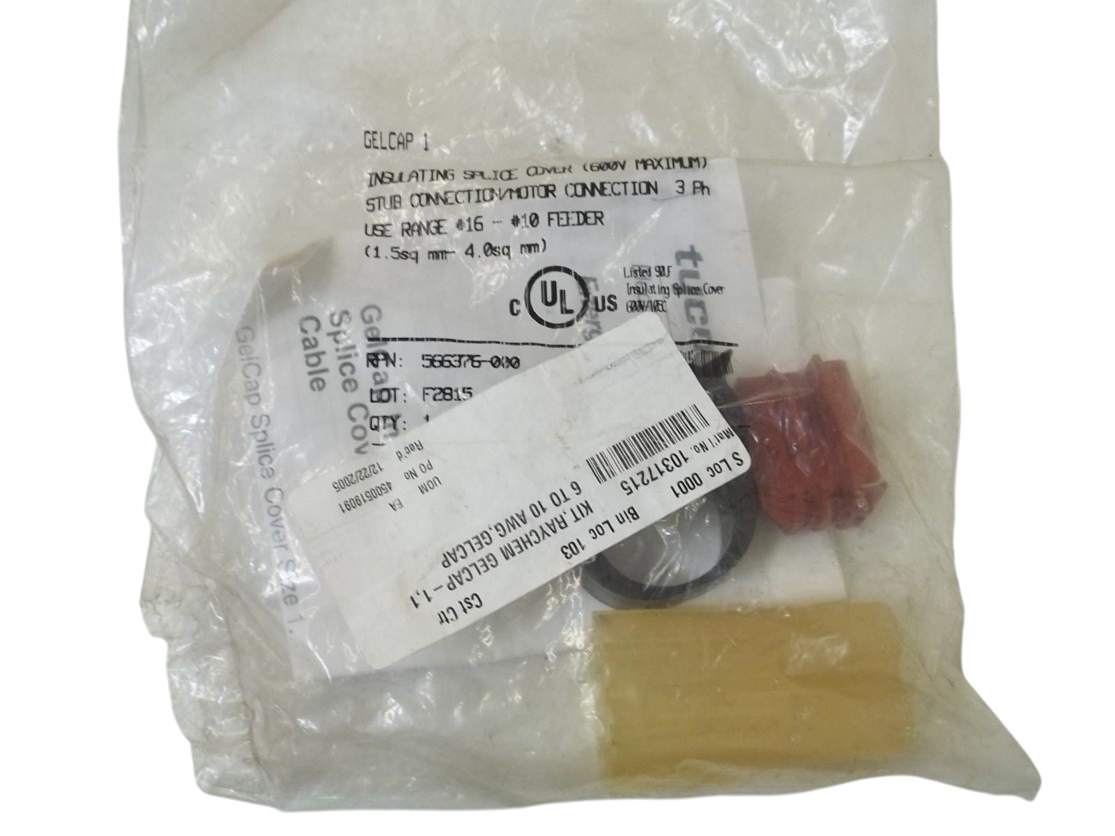 TYCO 566376-000 INSULATING SPLICE COVERNSMP