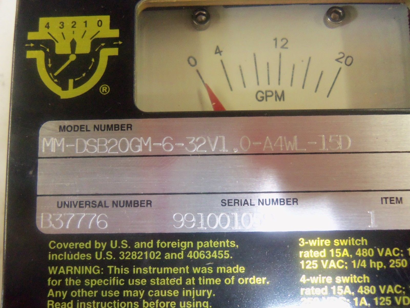 UFM MM-DSB20GM-6-32V1.0-A4WL-15D UNMP