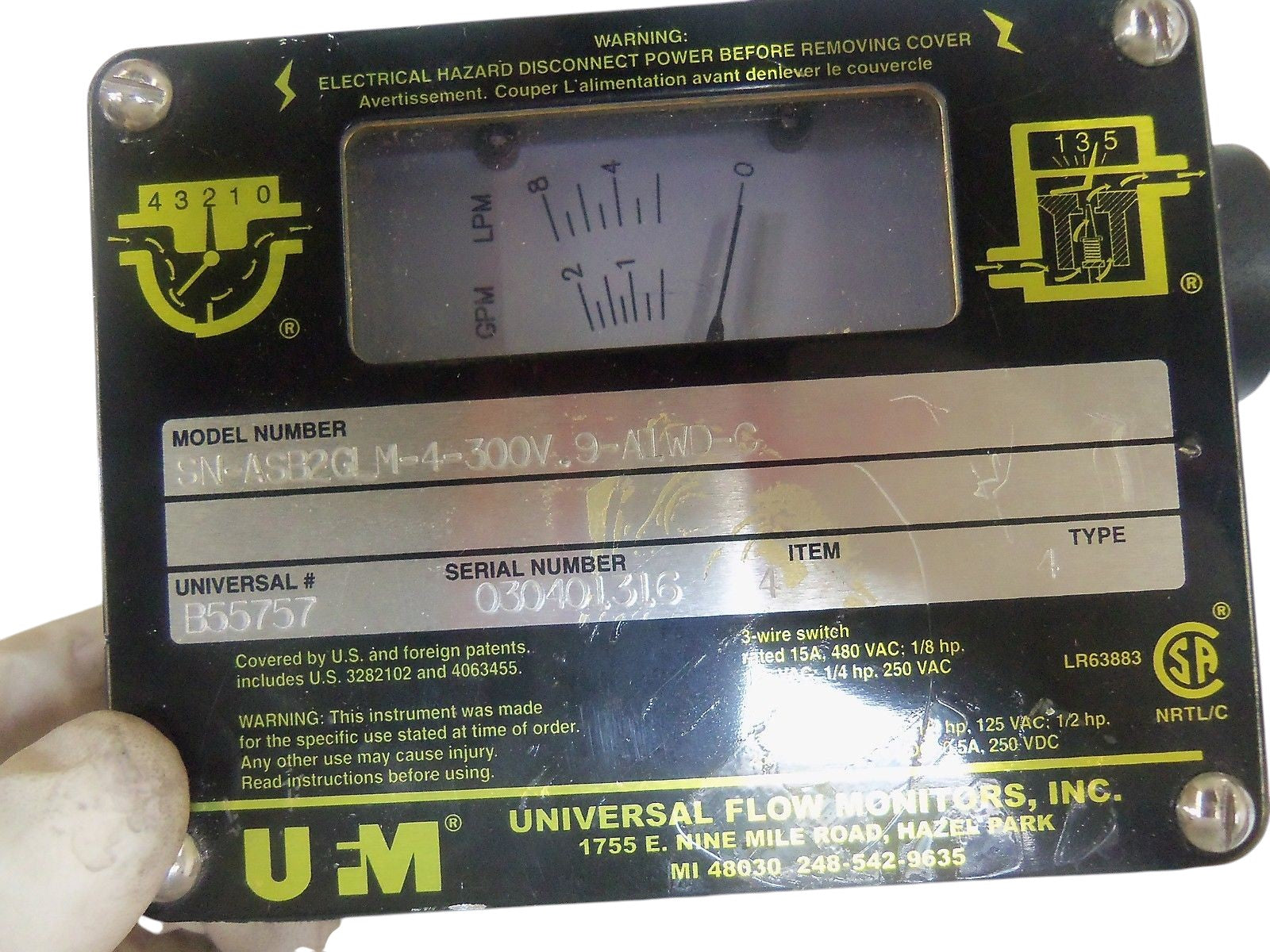 UFM SN-ASB2GLM-4-300V.9-A1WD-C UNMP