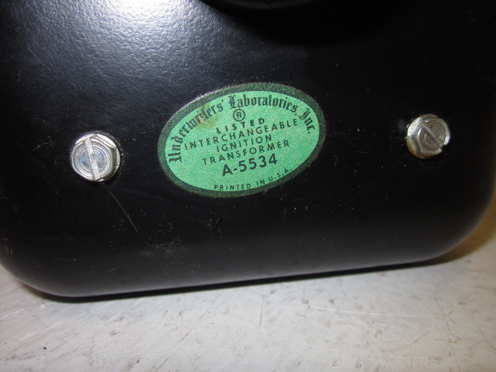 UNDERWRITERS LABORATORIES INC. A-5534 UNMP