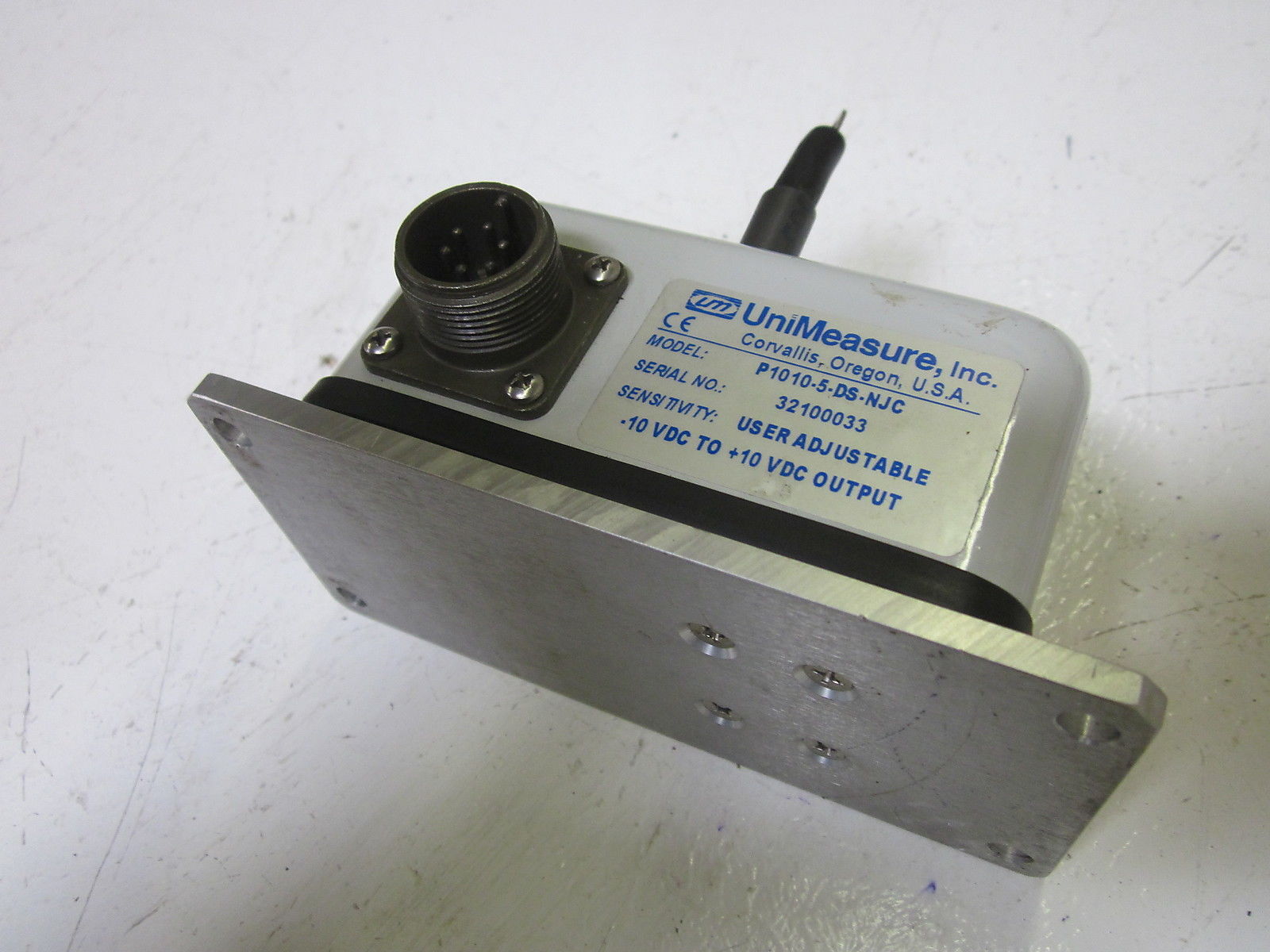 UNIMEASURE INC. P1010-5-DS-NJC ADJUSTABLE PRESSURE TRANSDUCER  UNMP