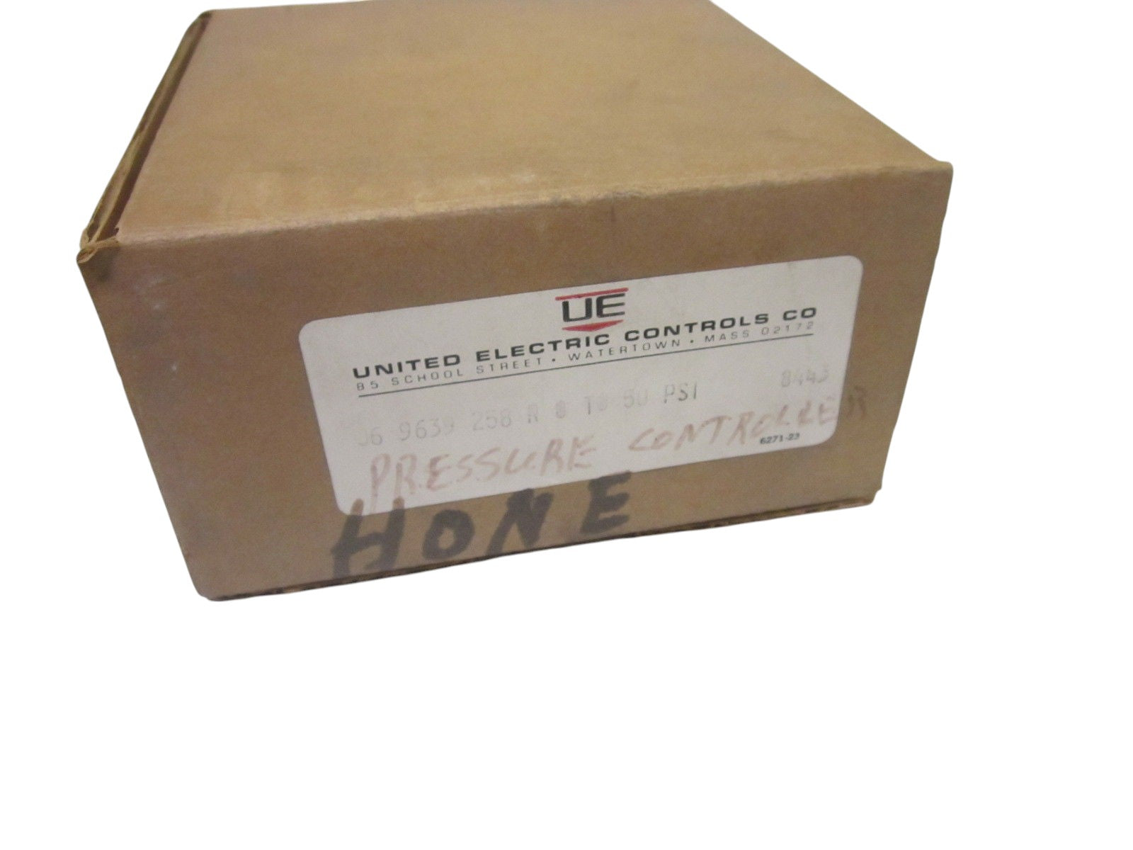 UNITED ELECTRIC J6-258 PRESSURE SWITCH 0-50 PSI NSMP