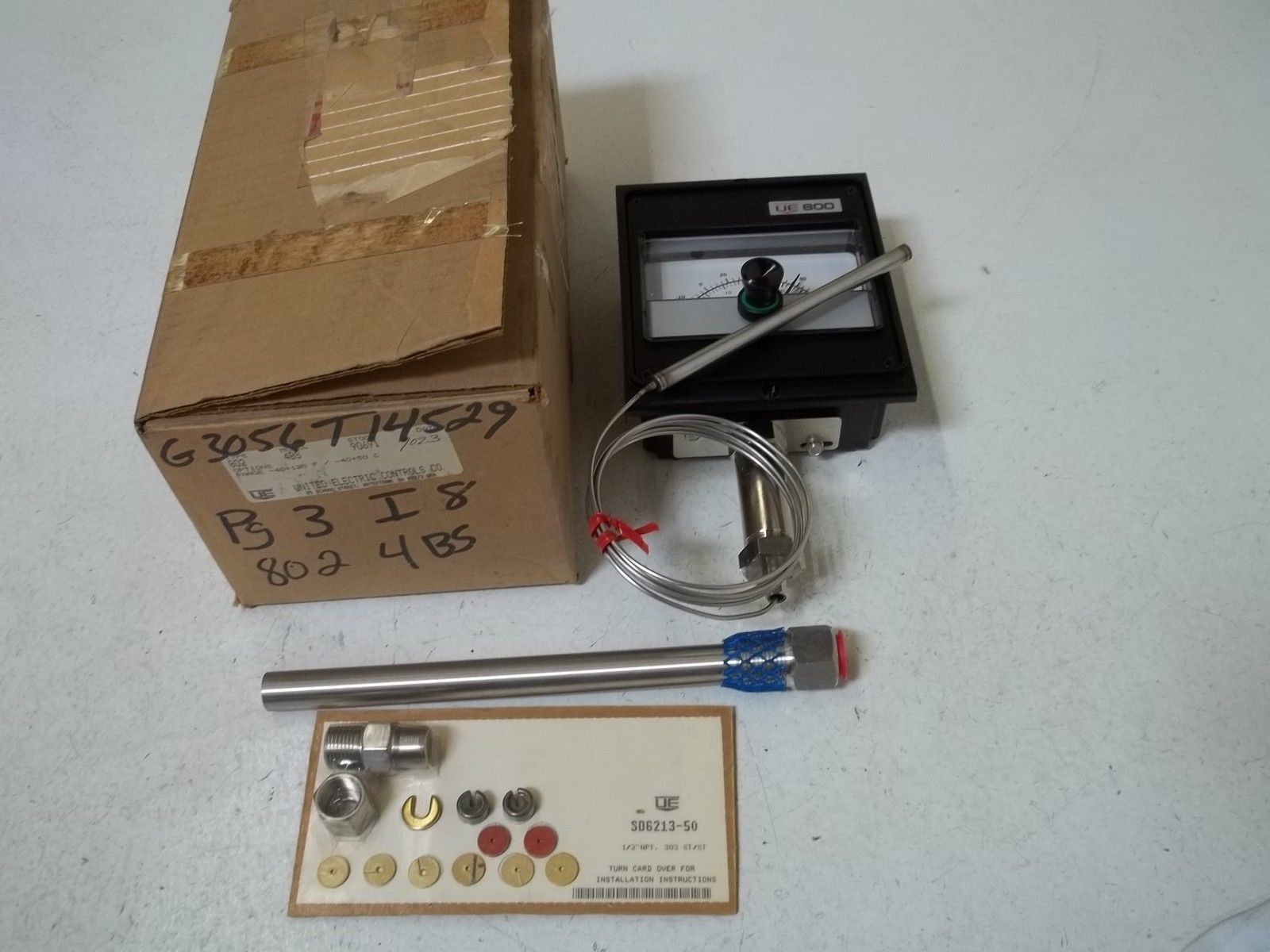 UNITED ELECTRIC 802-4BS TEMPERATURE CONTROLLER NSMP